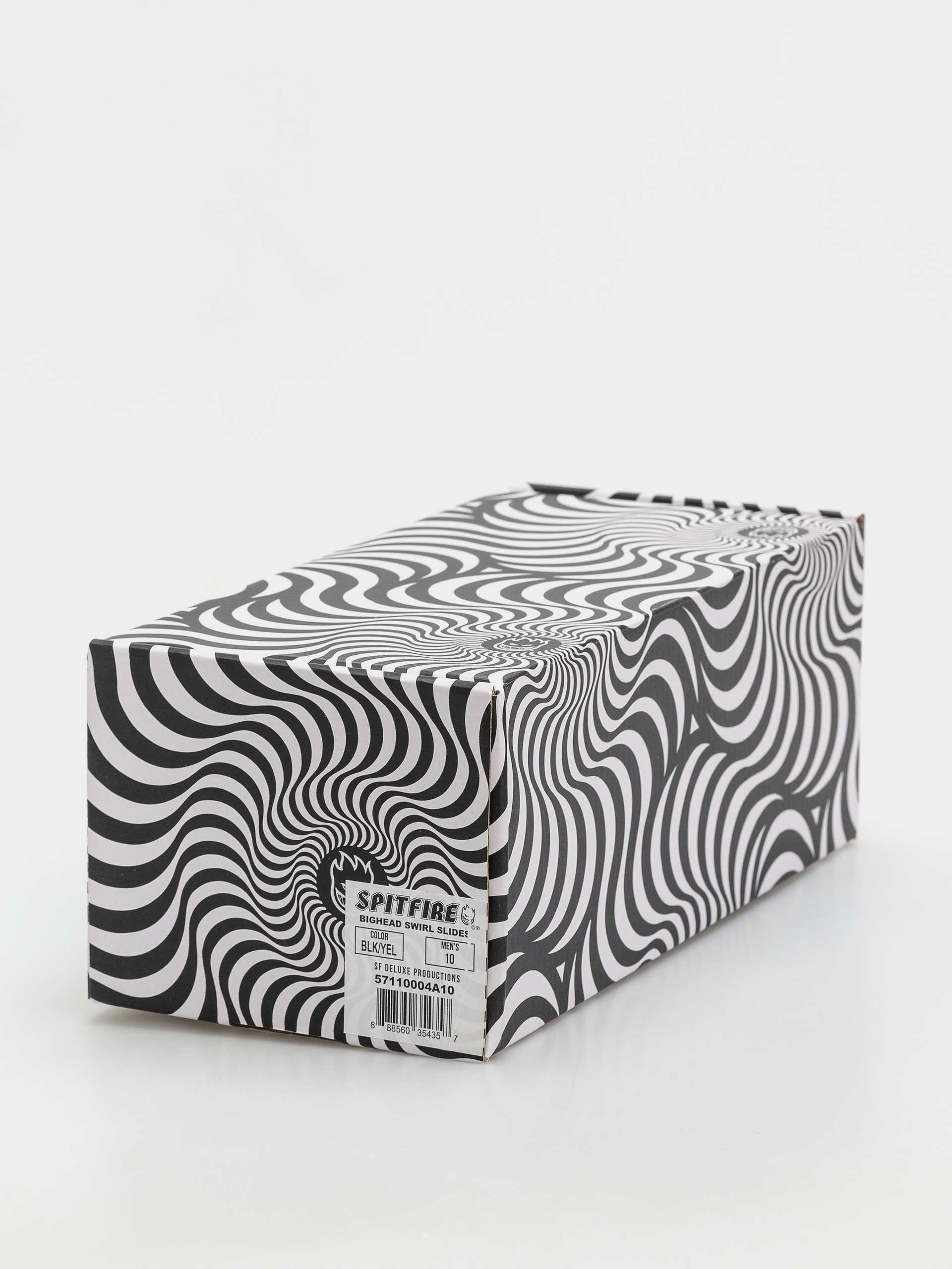 Чехли Spitfire Bighead Swirl (black/yellow)