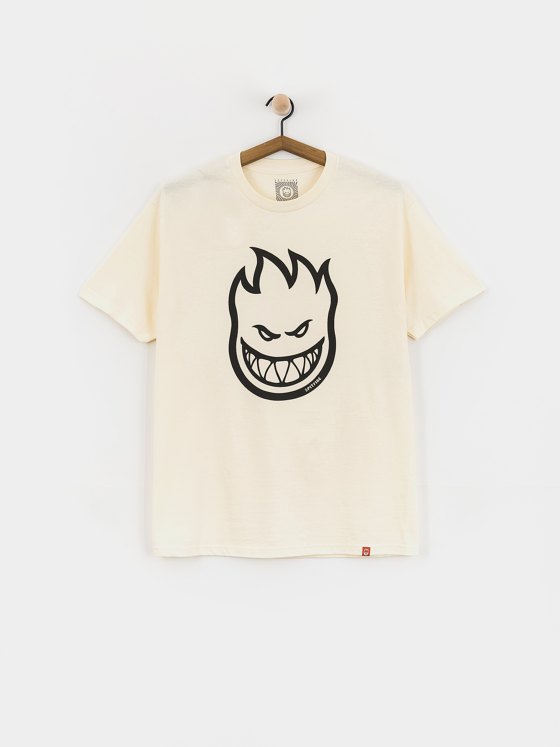 Тениска Spitfire Bighead (cream w/black print)