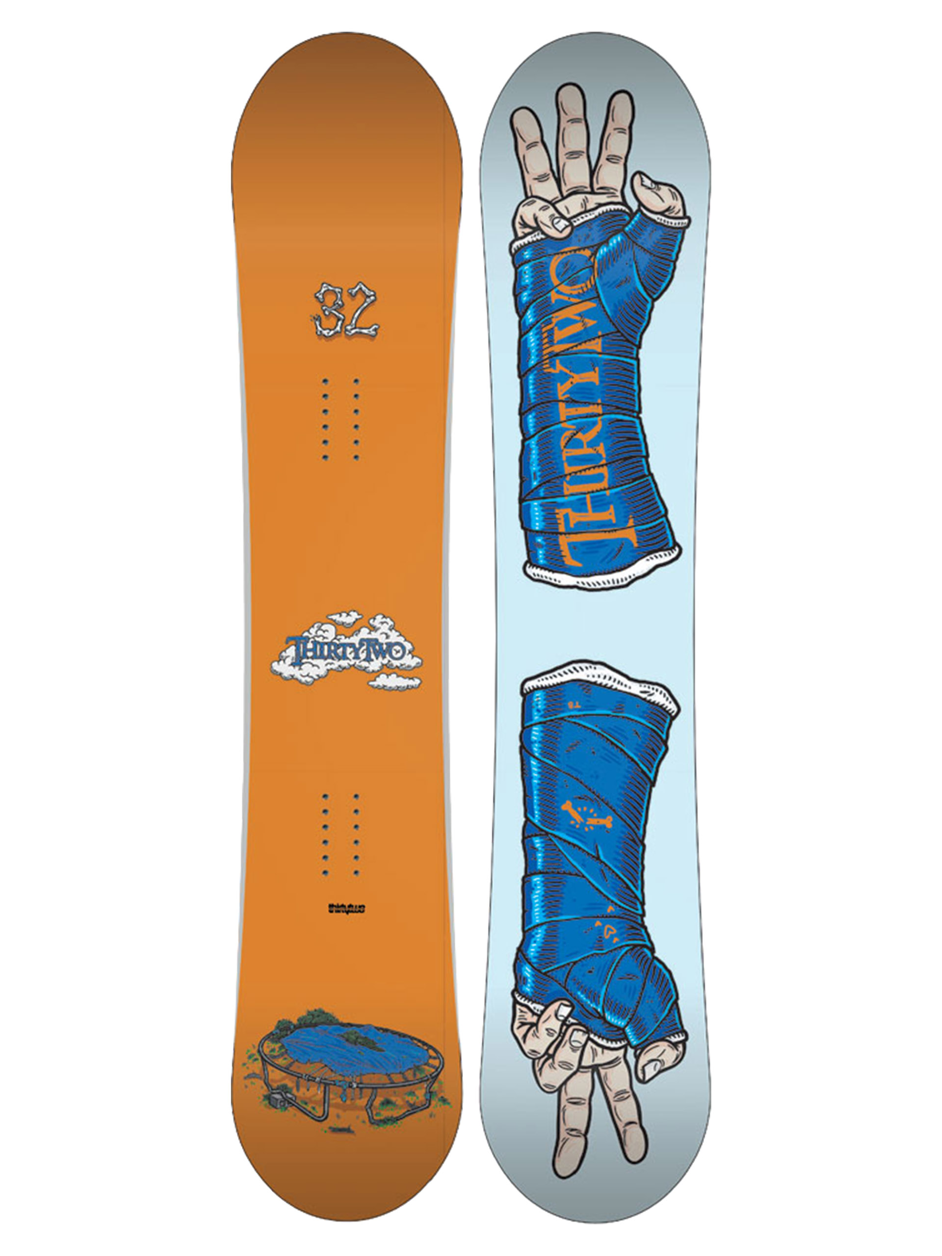 Мъжки Сноуборд ThirtyTwo Middle Earth Pro Scott Stevens Limited Edition (orange)