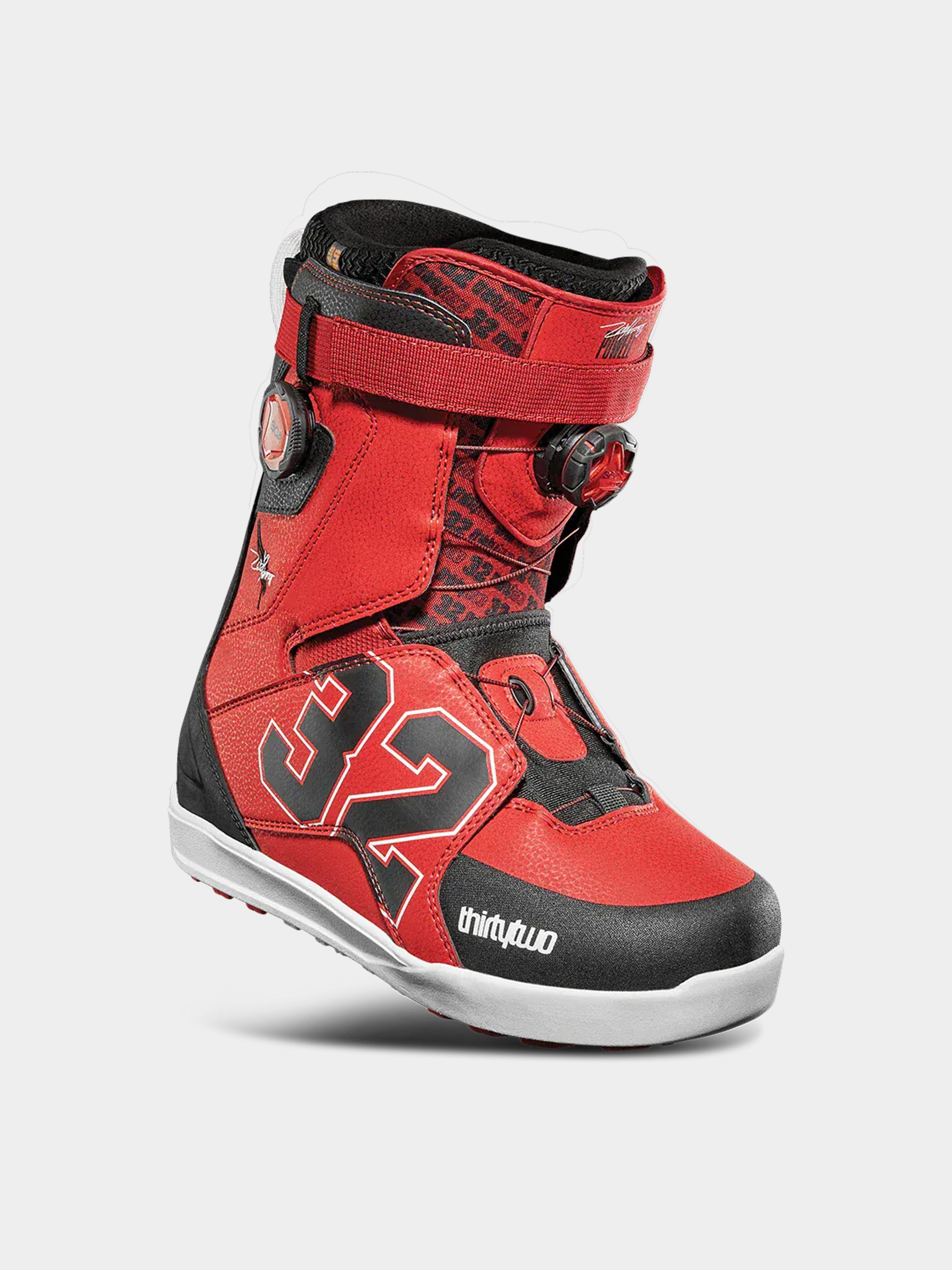 Мъжко Сноуборд  обувки ThirtyTwo Lashed Xlt Double Boa (black/red/white)