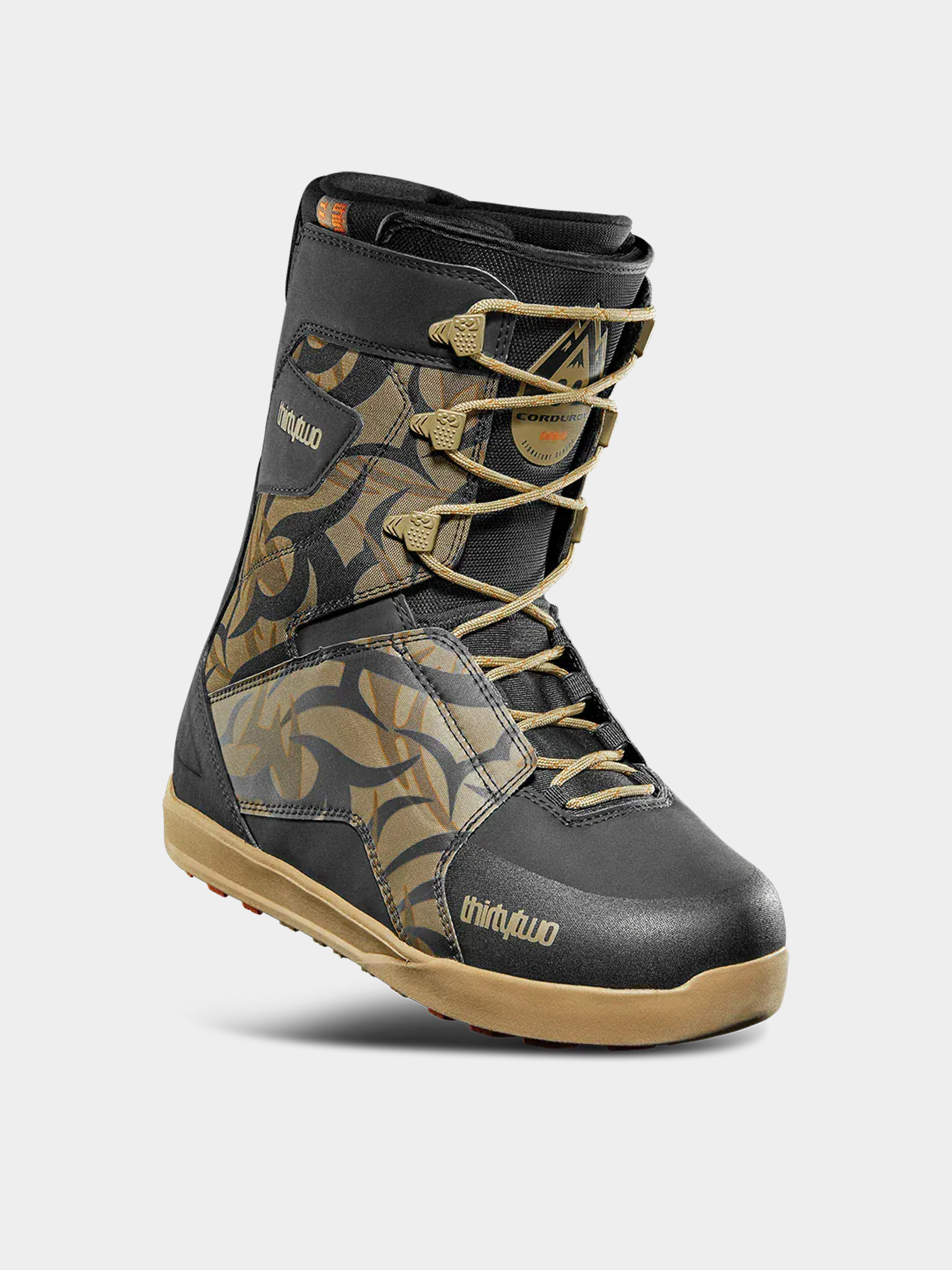 Мъжко Сноуборд обувки ThirtyTwo Lashed Corduroy (black/print)