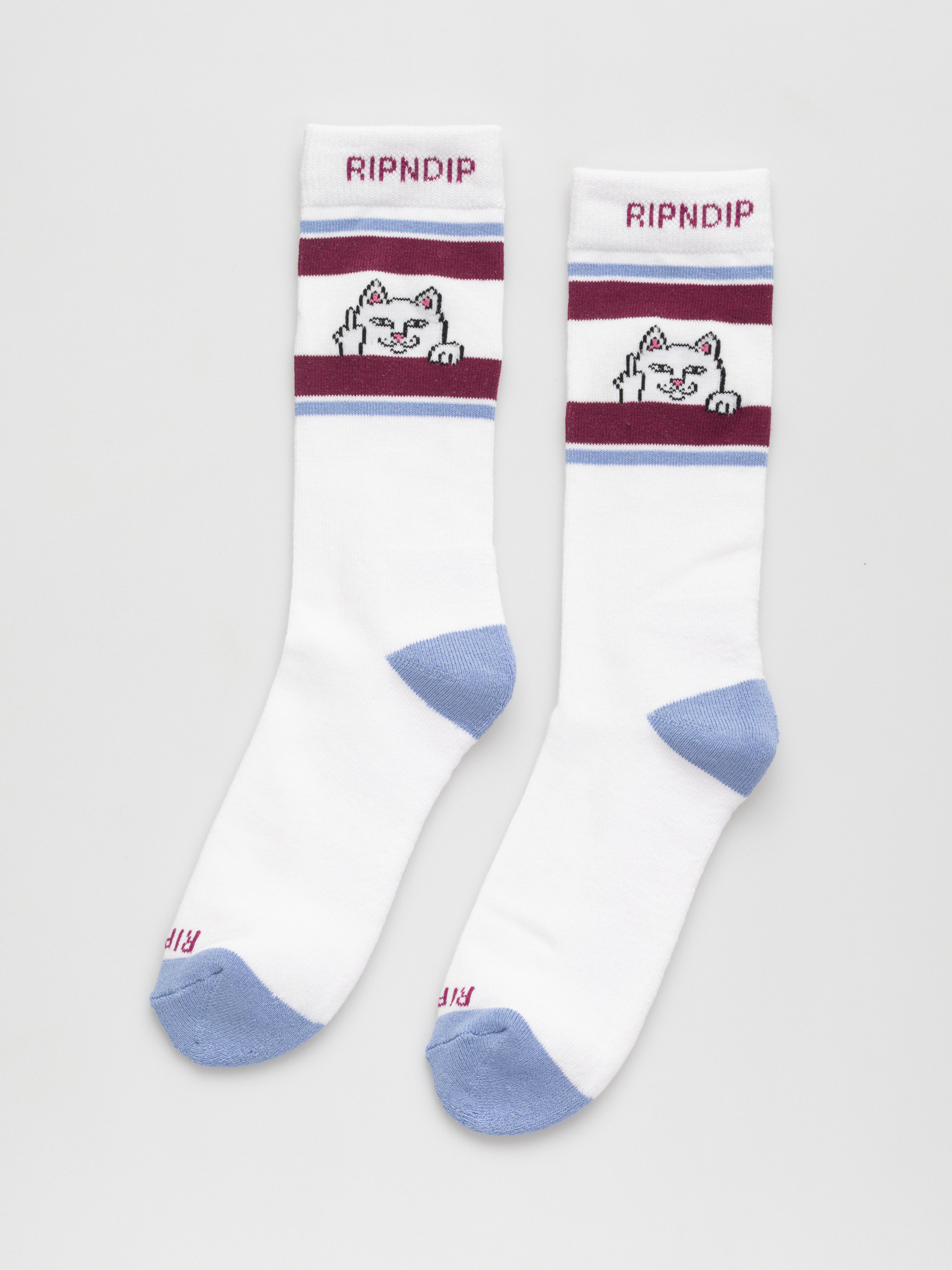 Чорапи RipNDip Peeking Nermal (plum/blue)