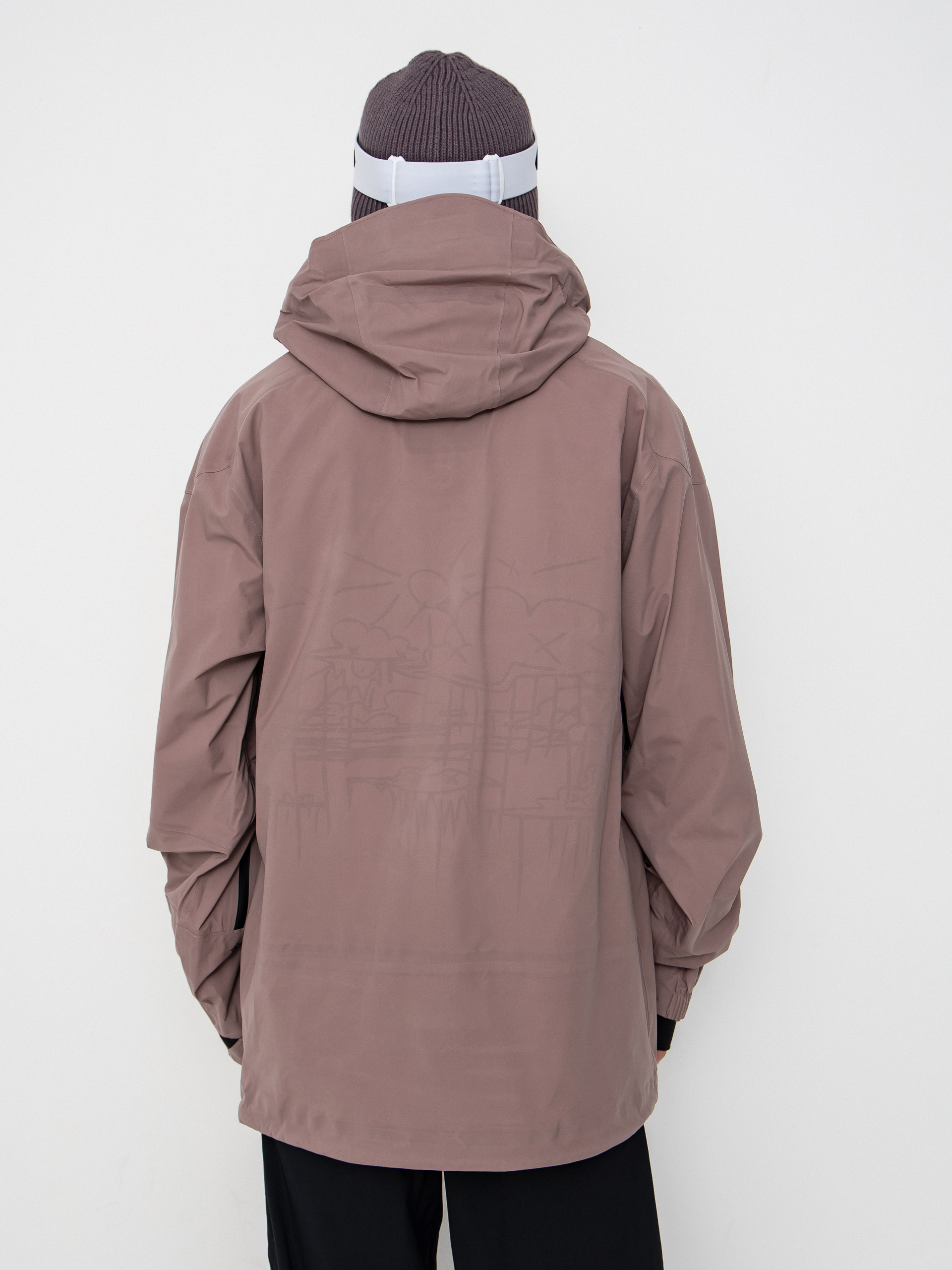 Мъжки Сноуборд яке Volcom Guch Stretch Gore (mauve)