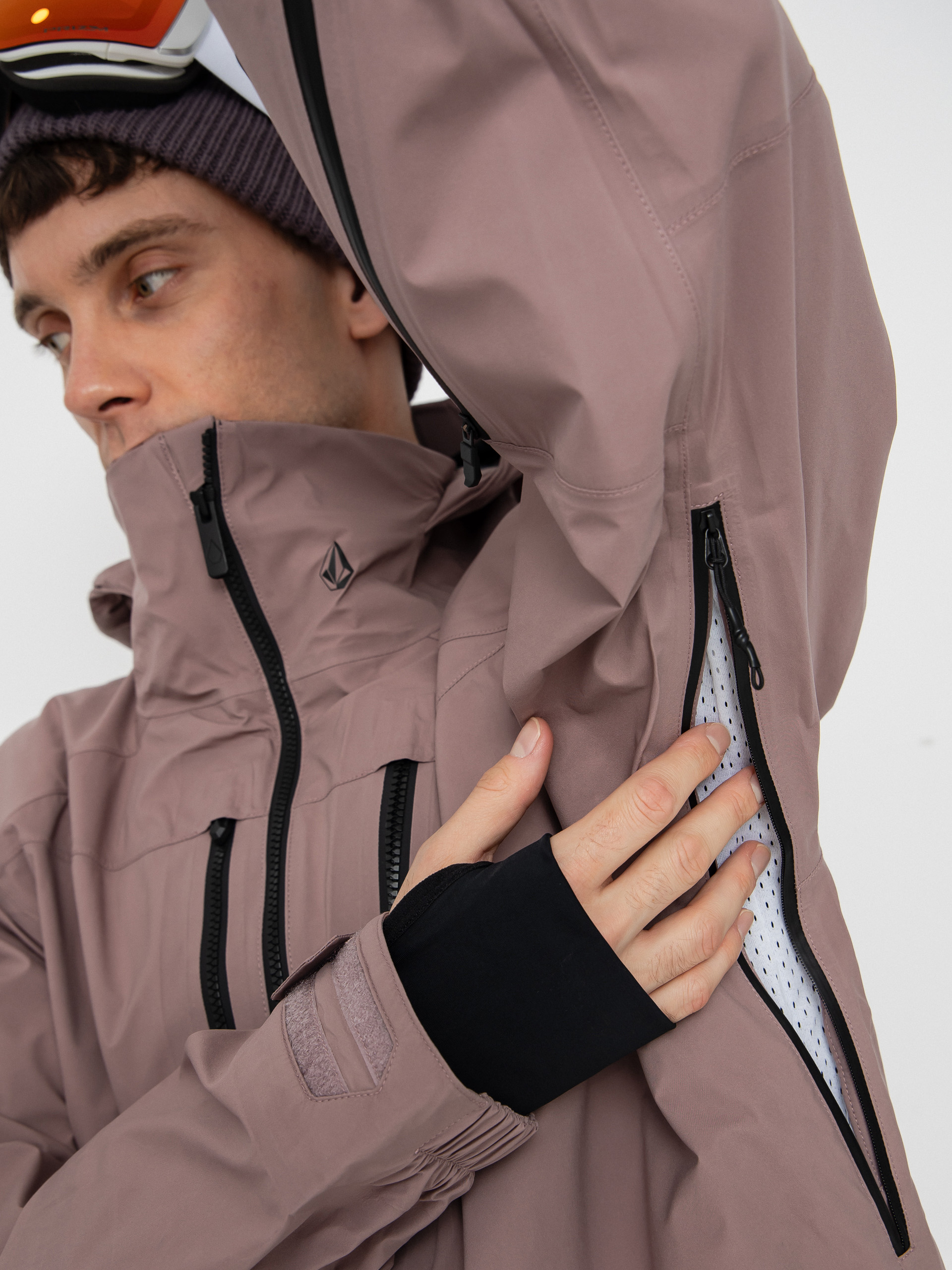 Мъжки Сноуборд яке Volcom Guch Stretch Gore (mauve)