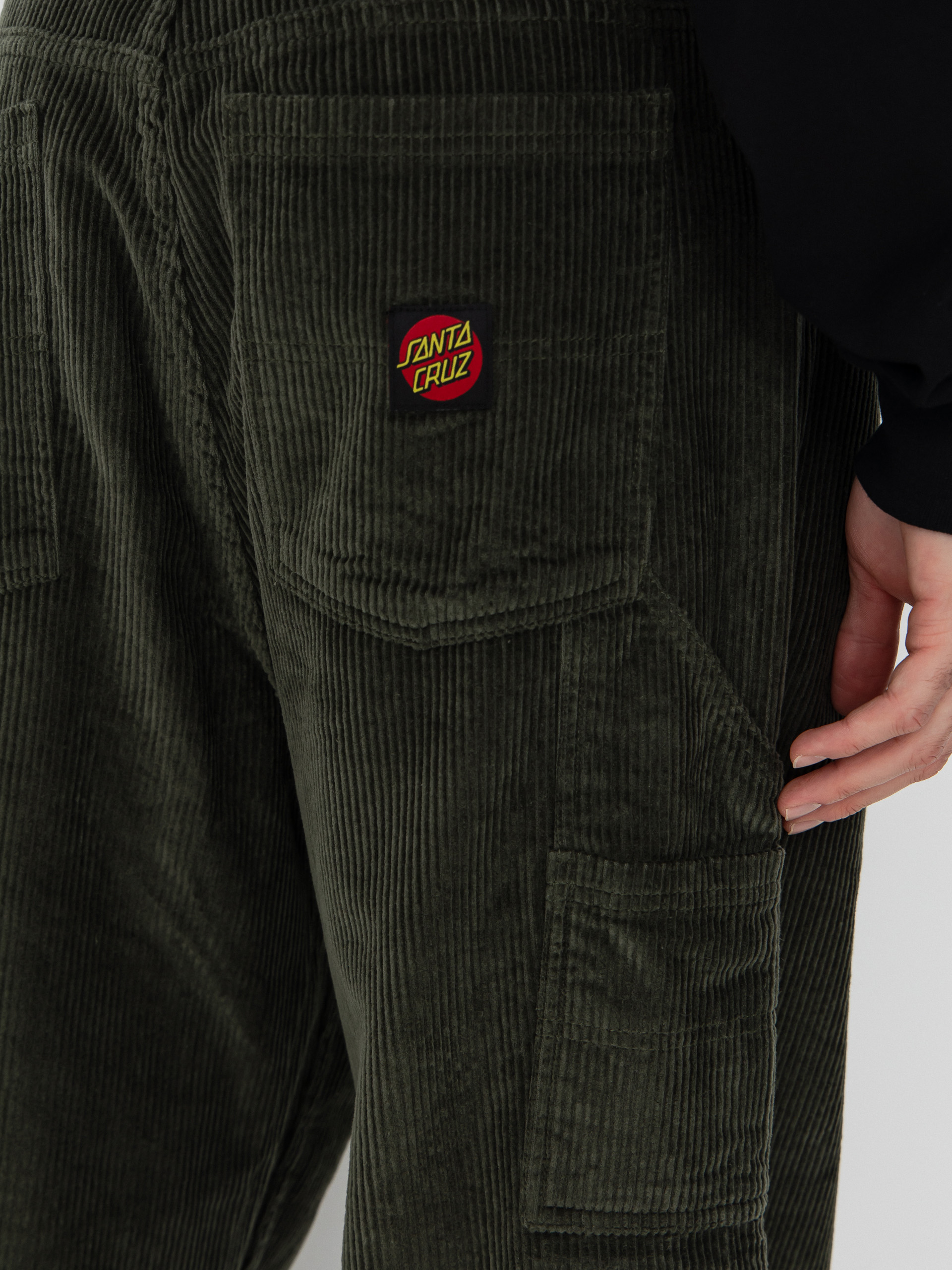 Панталони Santa Cruz Carpenter Big (dark moss cord)