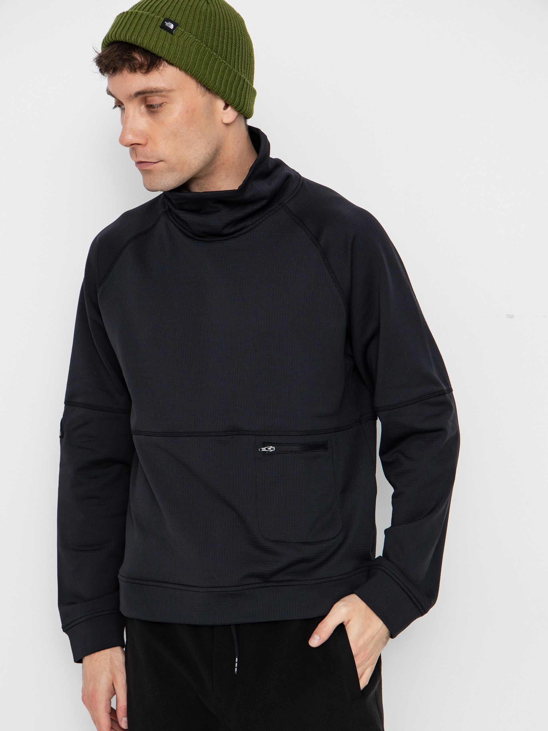 u0421u0443u0438u0442u0448u044au0440u0442 Jones Snowboards Flagship Rec Grid 1/2 Zip (stealth black)