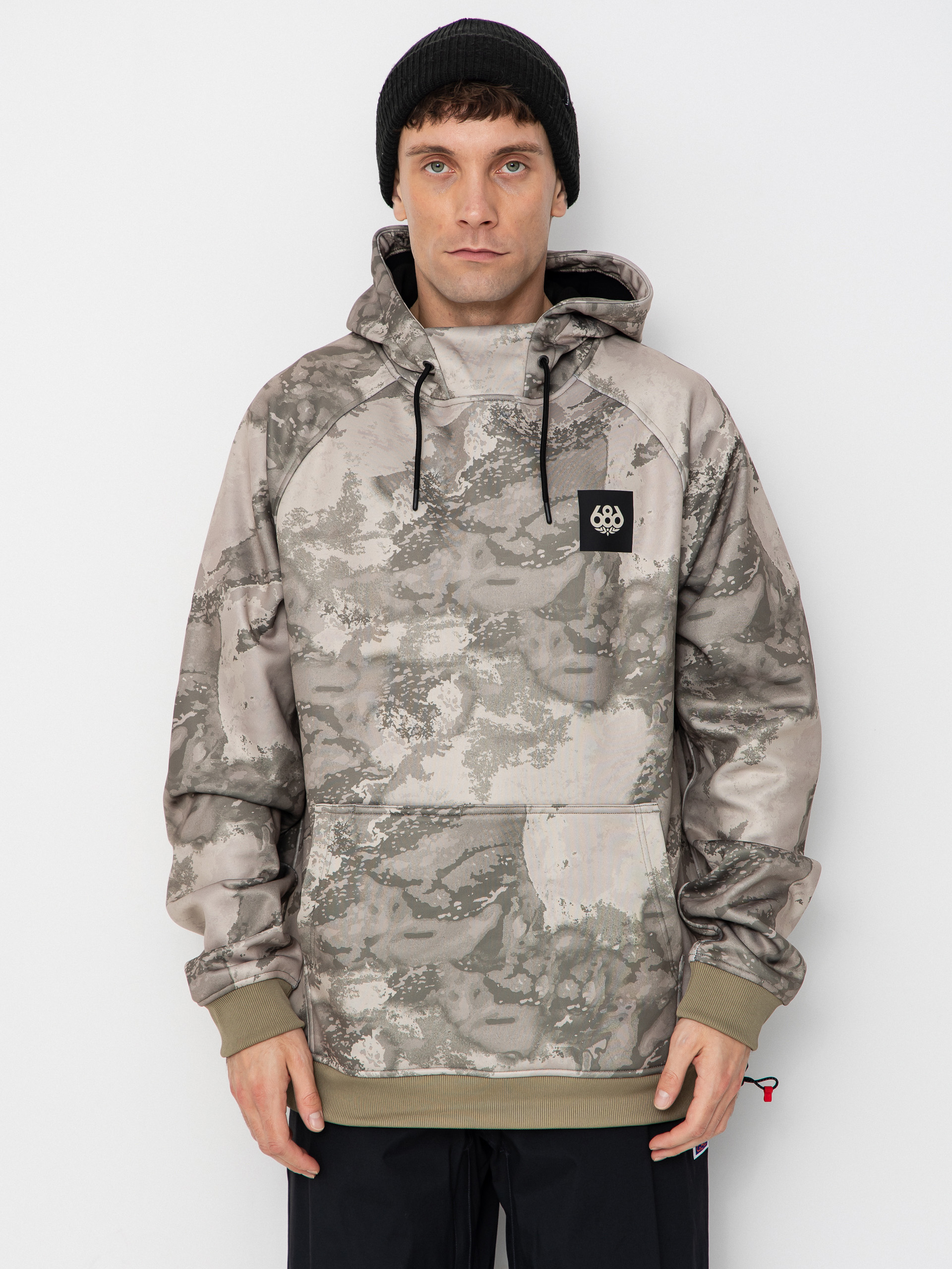 Термо суитшърт 686 Bonded Fleece HD (limestone hemisphere print)