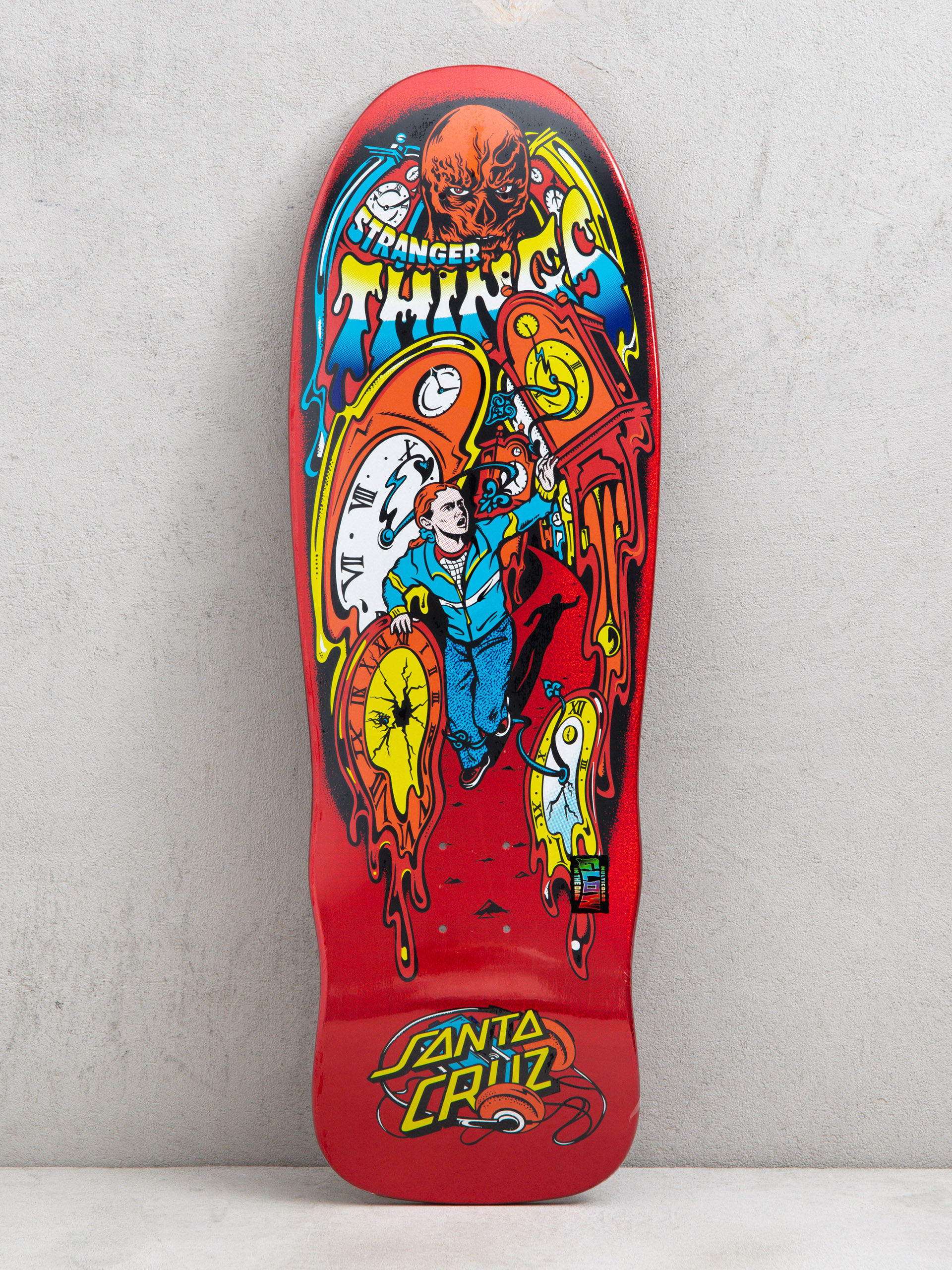 Дъска Santa Cruz X Stranger Things Grabke Max Melting Clock