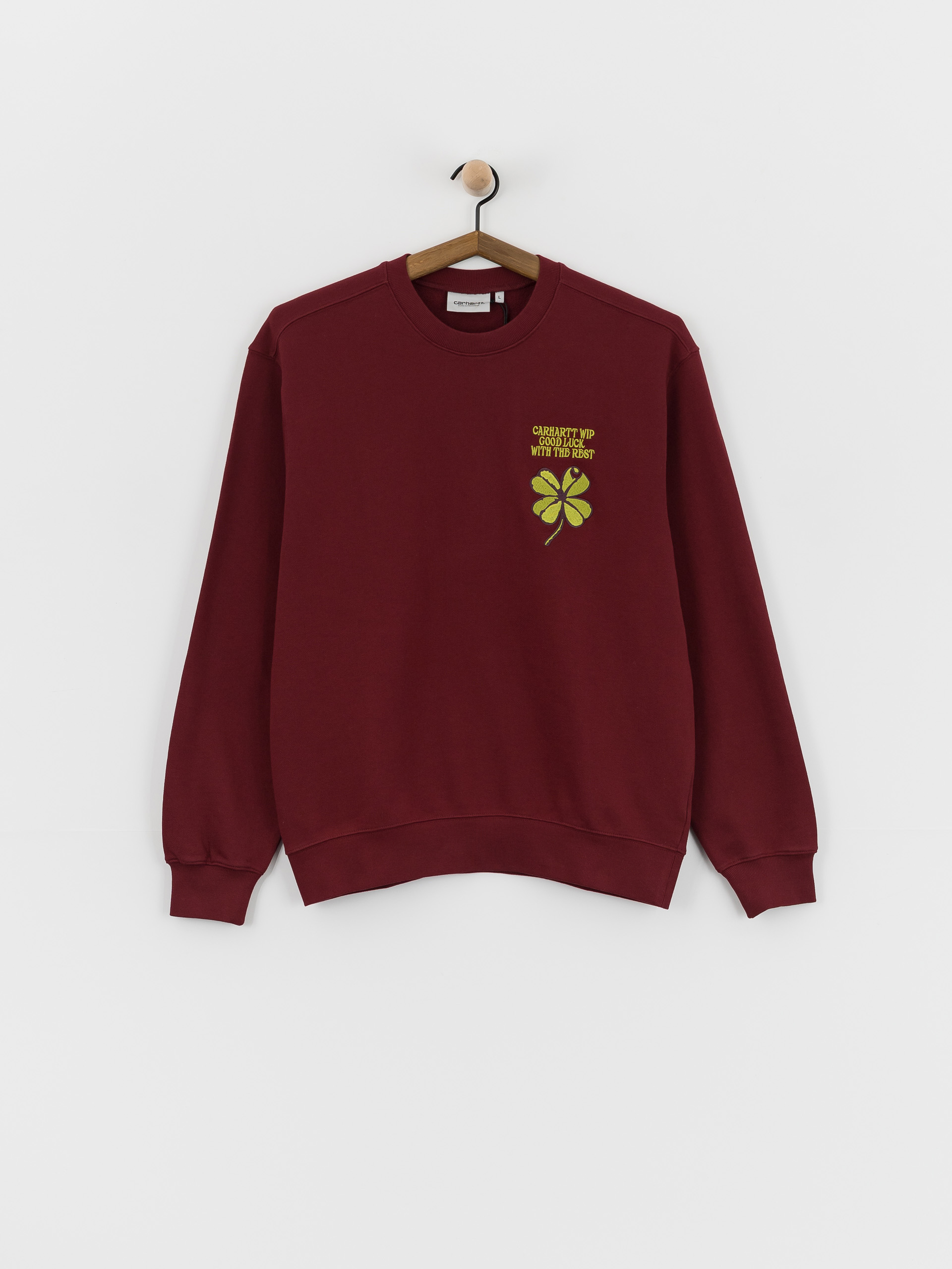 Суитшърт Carhartt WIP Clover (marsala)
