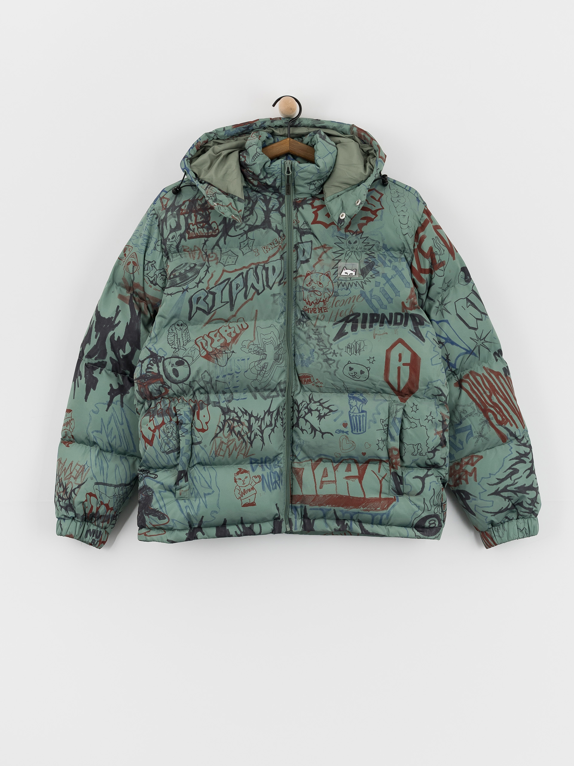 Яке RipNDip Marker Puffer (black/charcoal)