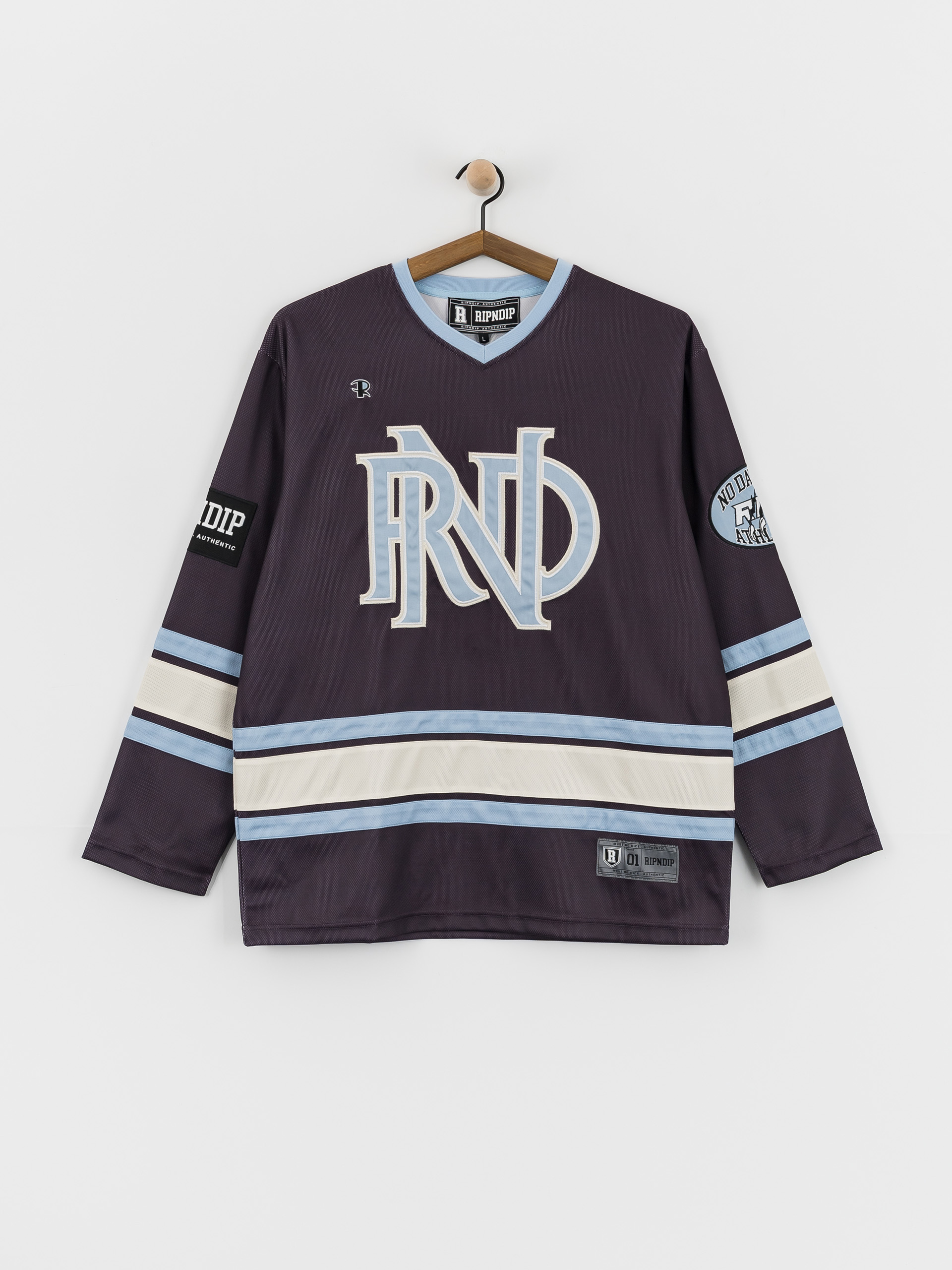 Тениска RipNDip No Days Off Hockey Jersey (plum)