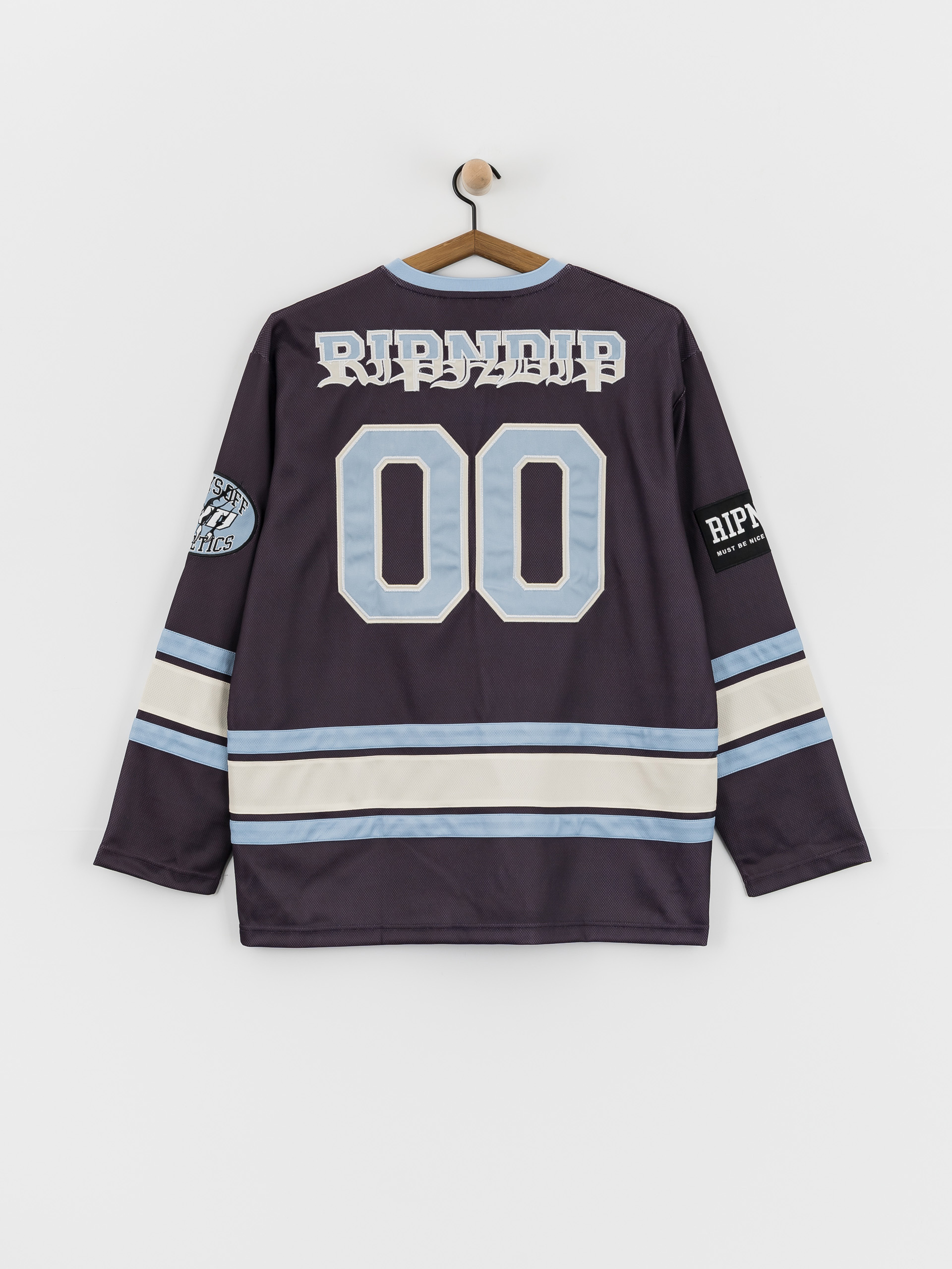 Тениска RipNDip No Days Off Hockey Jersey (plum)