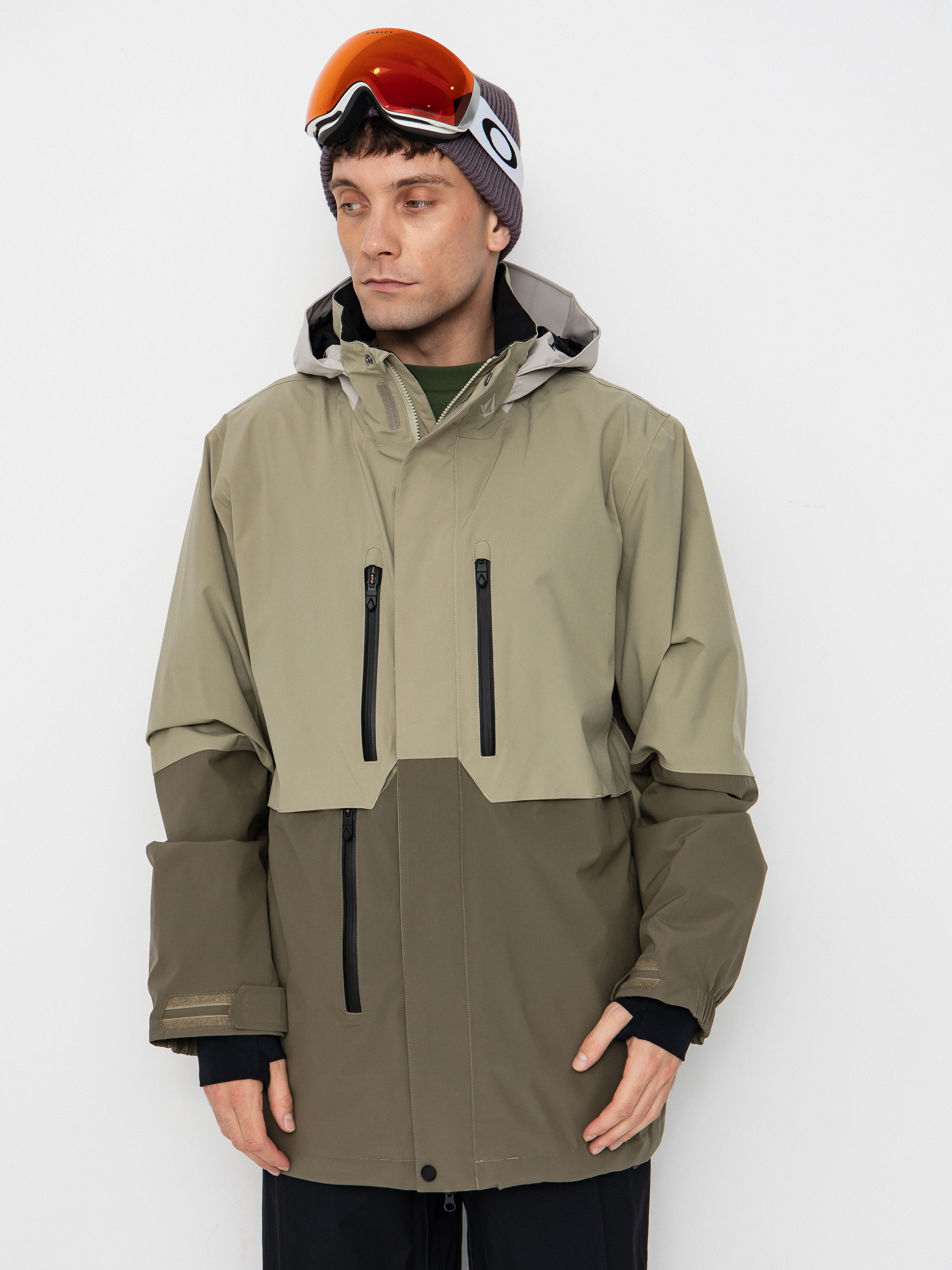 Мъжки Сноуборд яке Volcom Rnge Stretch 30K (moss green)
