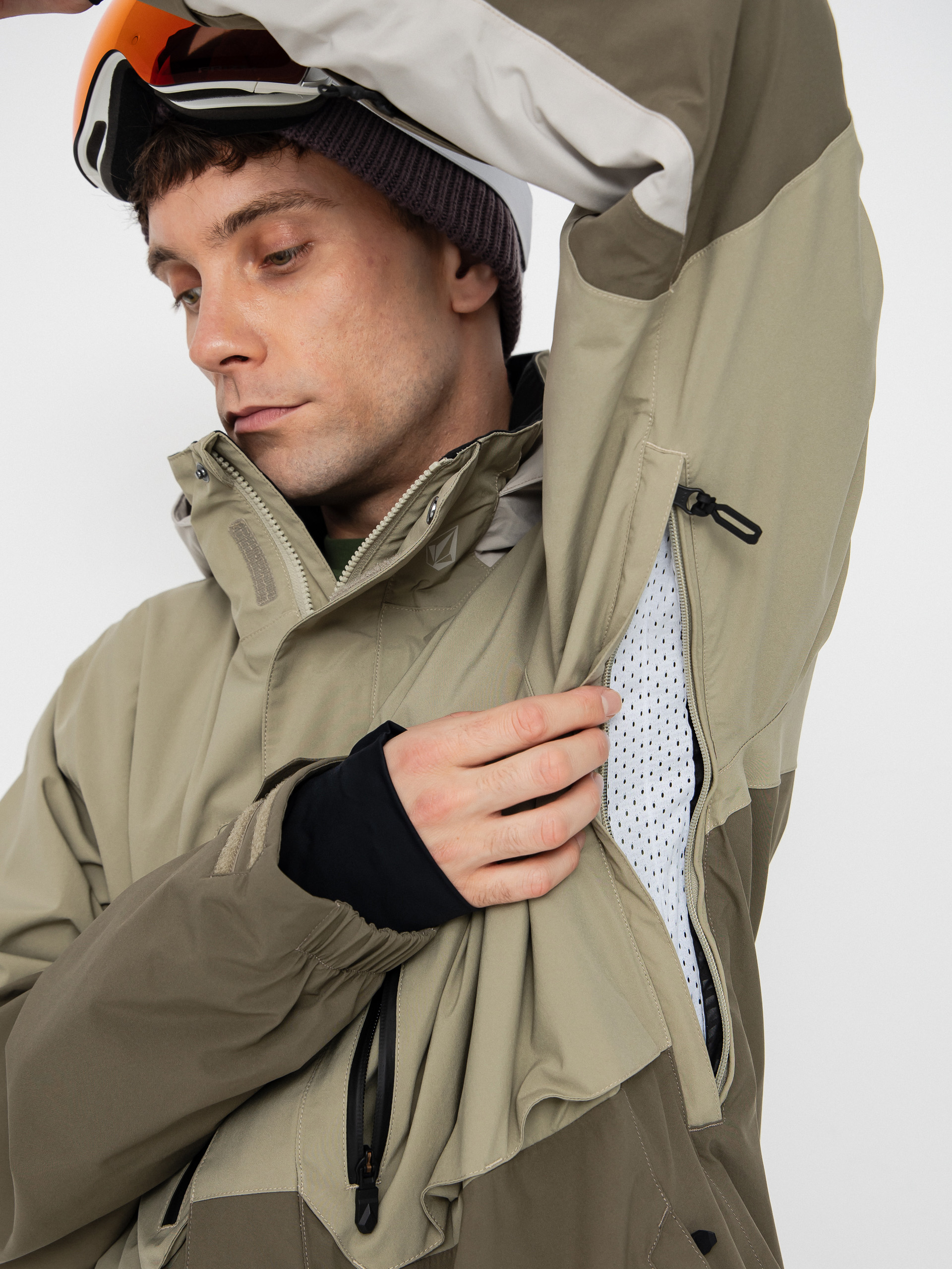 Мъжки Сноуборд яке Volcom Rnge Stretch 30K (moss green)