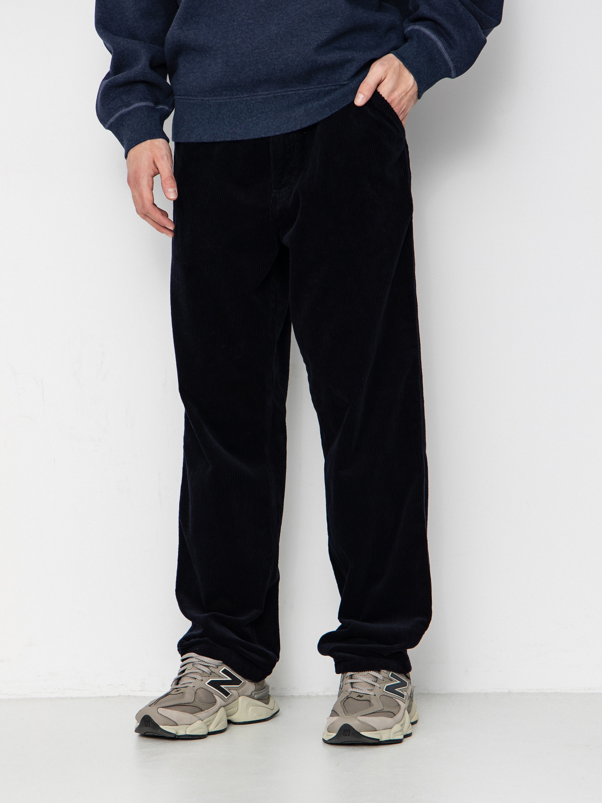 Панталони Carhartt WIP Simple (dark navy/rinsed)