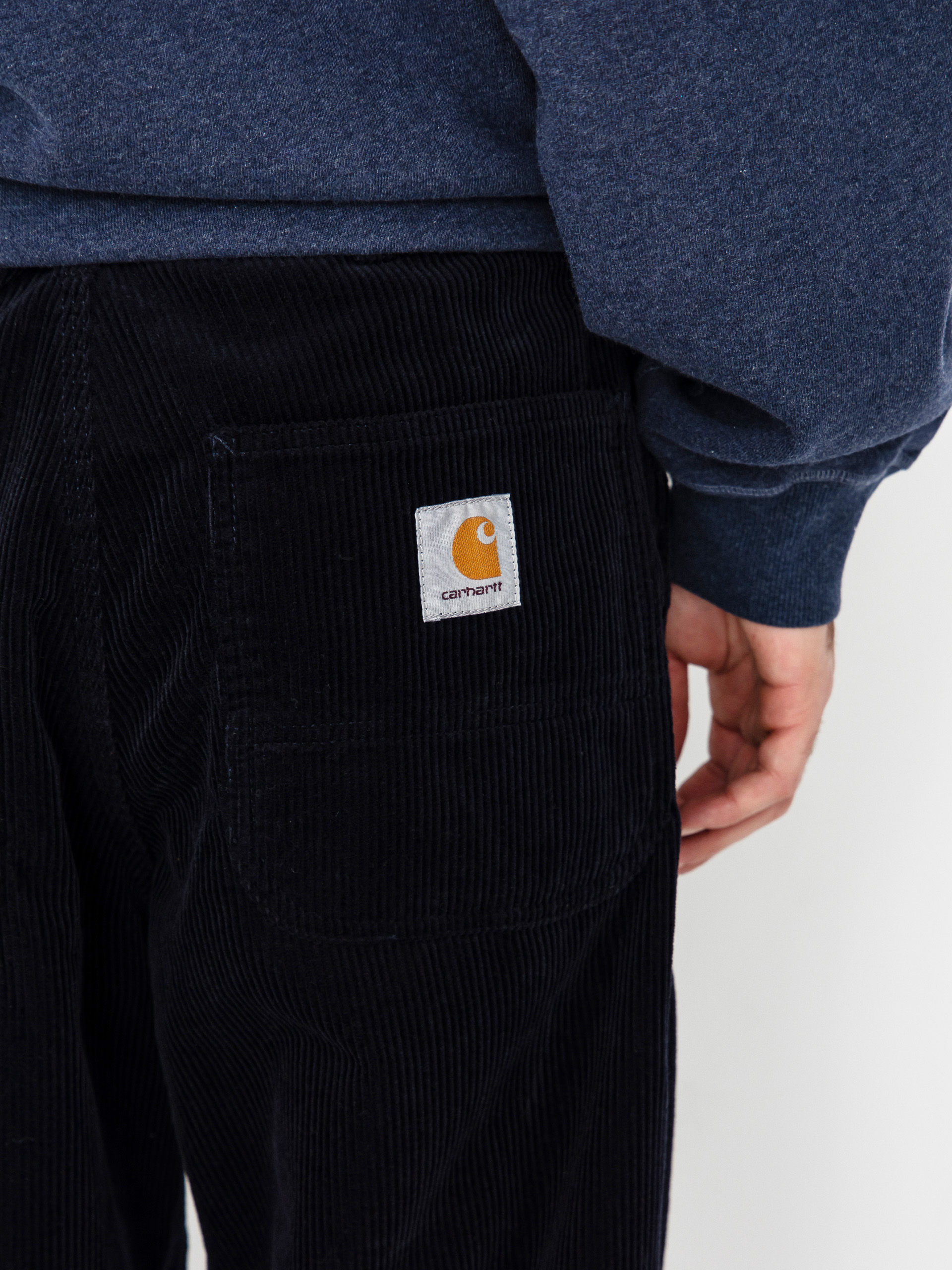 Панталони Carhartt WIP Simple (dark navy/rinsed)