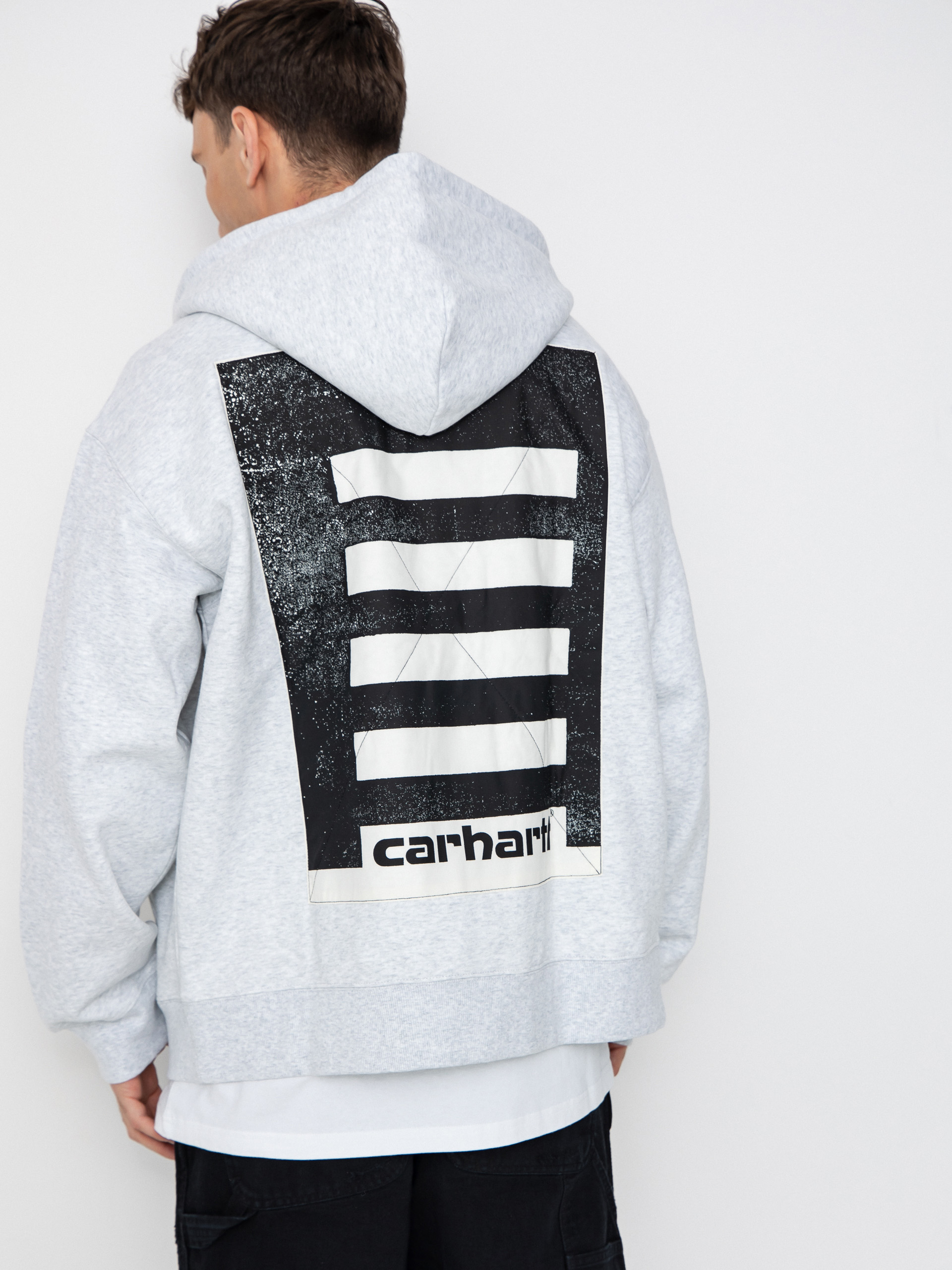 Суитшърт с качулка Carhartt WIP Archive Lines ZHD