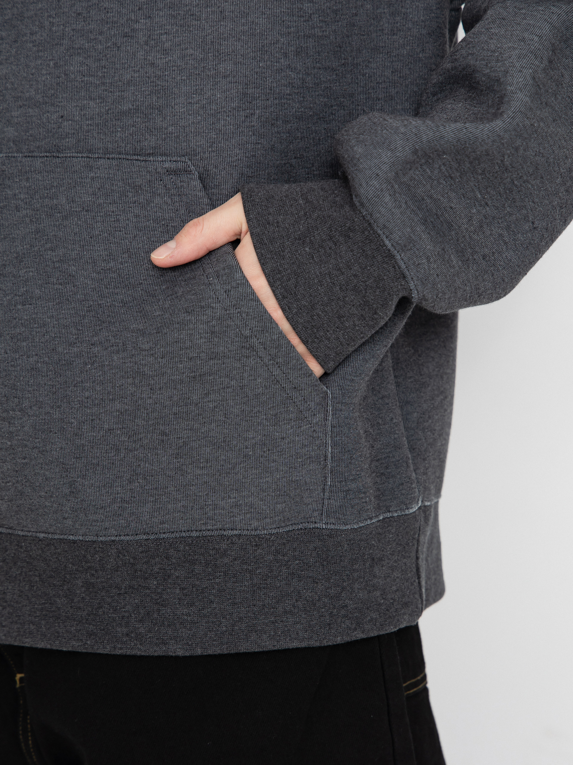 Суитшърт с качулка Carhartt WIP Alda HD (black/white)