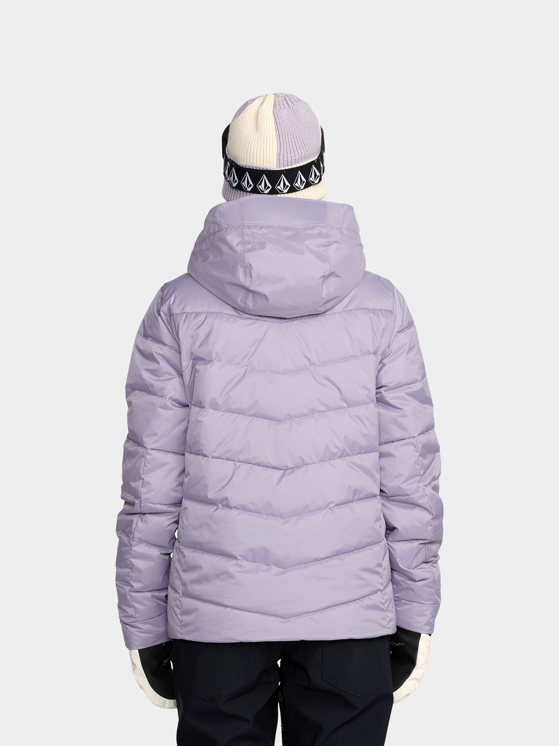 Дамска Сноуборд яке Volcom Estes Puff (lavender aura)