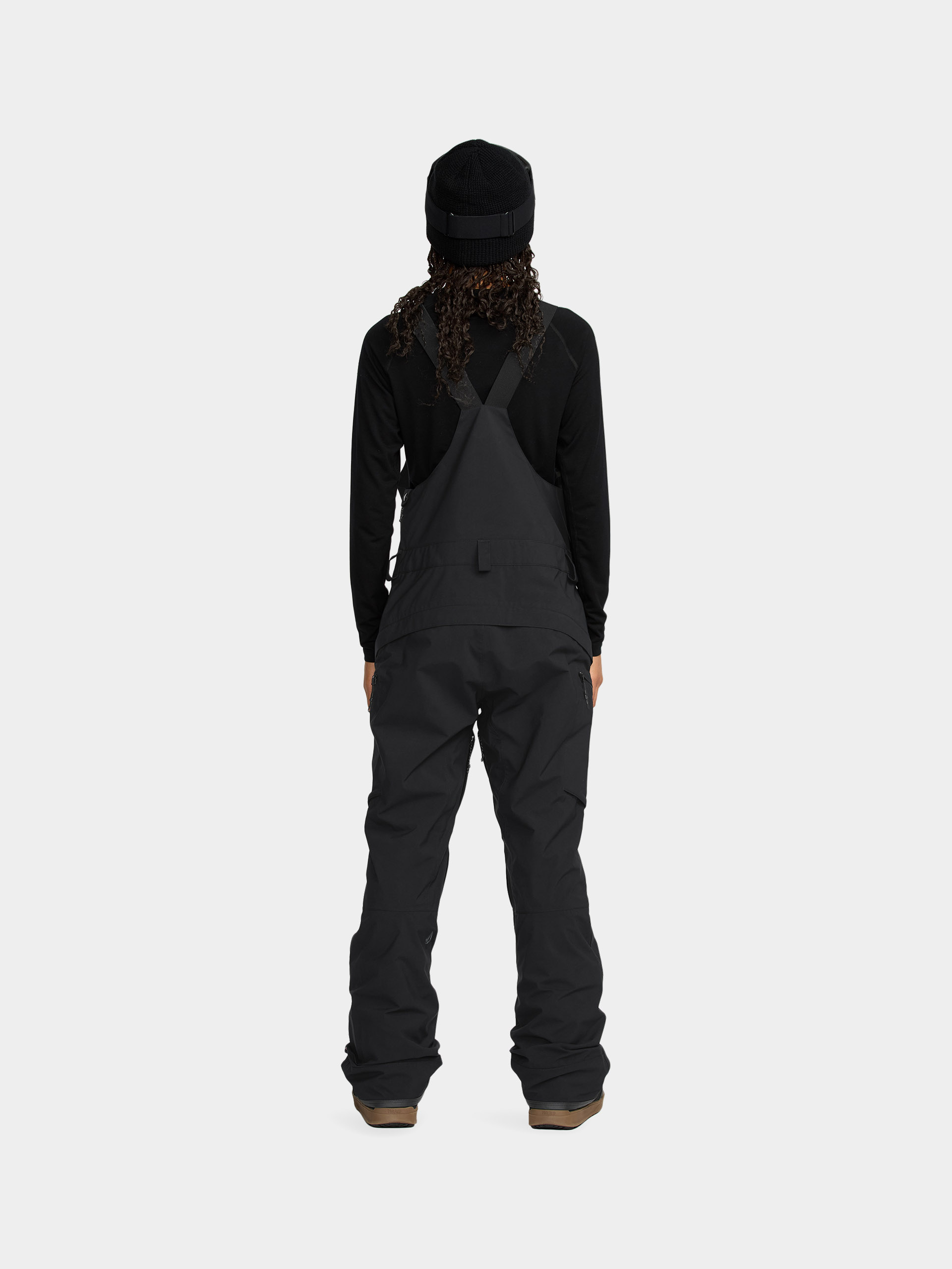 Дамско Сноуборд панталони Volcom Ash Stretch Gore Bib Overall (black)