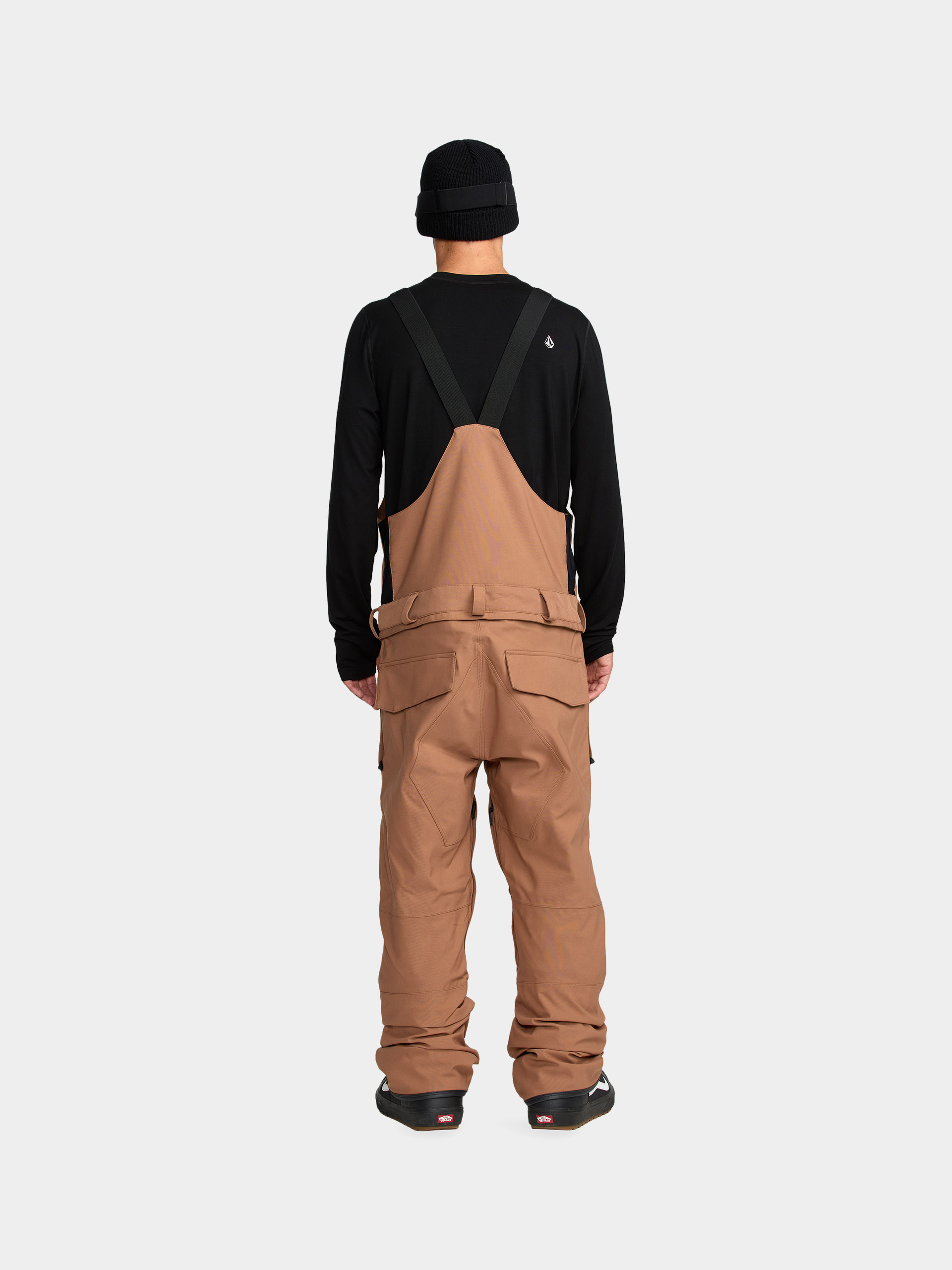 Мъжко Сноуборд панталони Volcom Roan Bib Overall (terra brown)