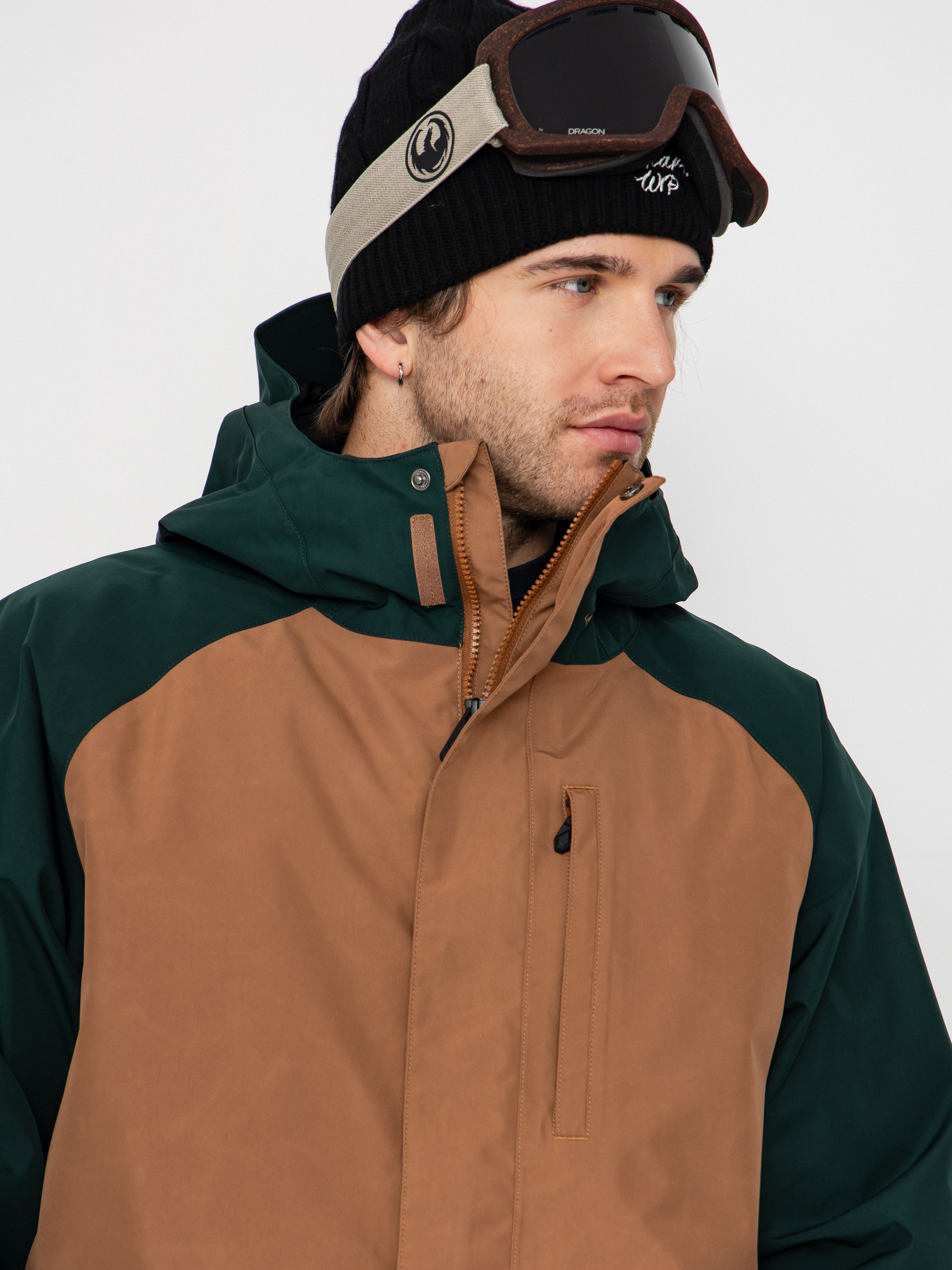 Мъжки Сноуборд яке Volcom Dua Ins Gore Tex (terra brown)