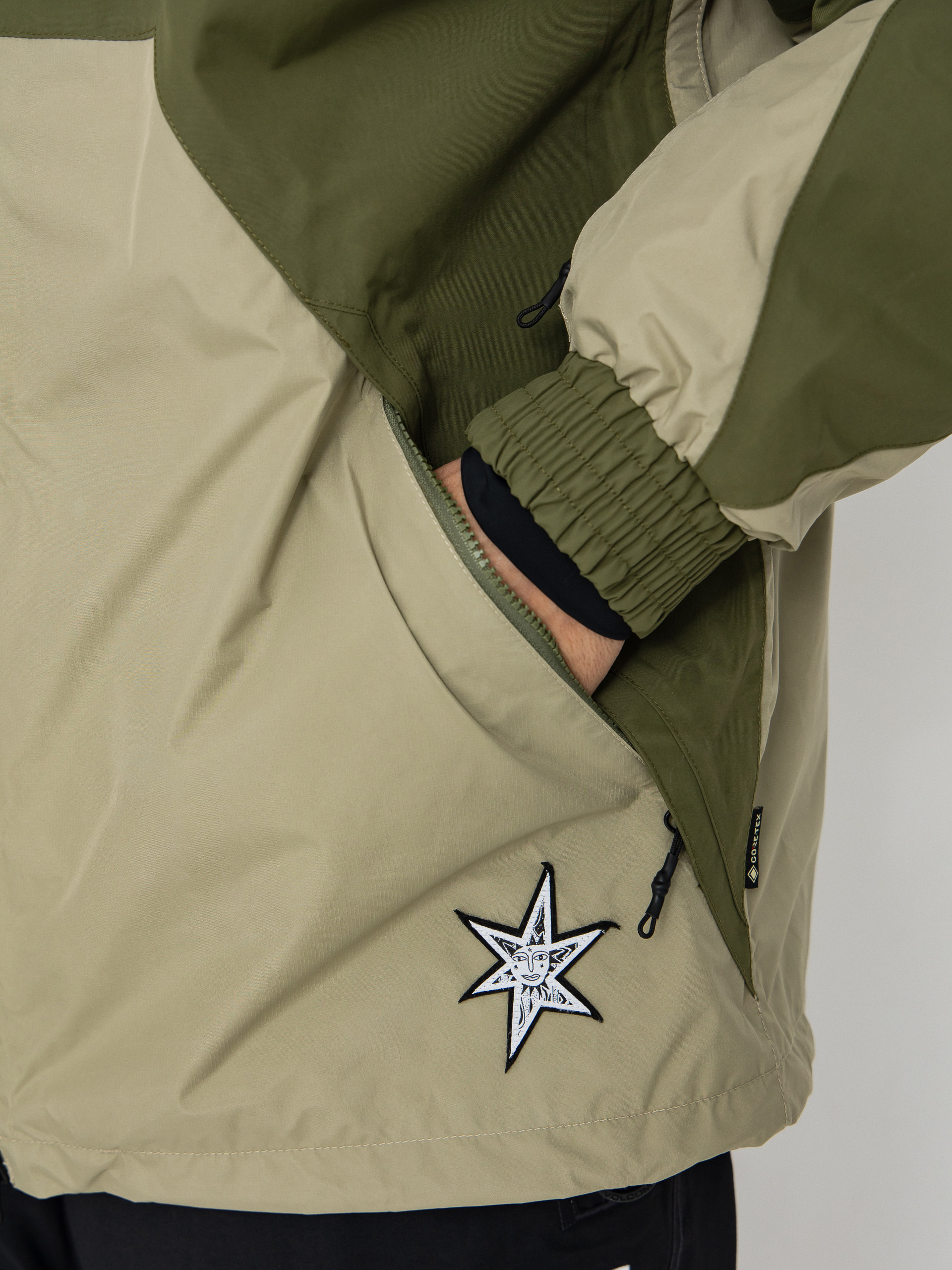 Мъжки Сноуборд яке Volcom Longo Gore Tex (dark olive)