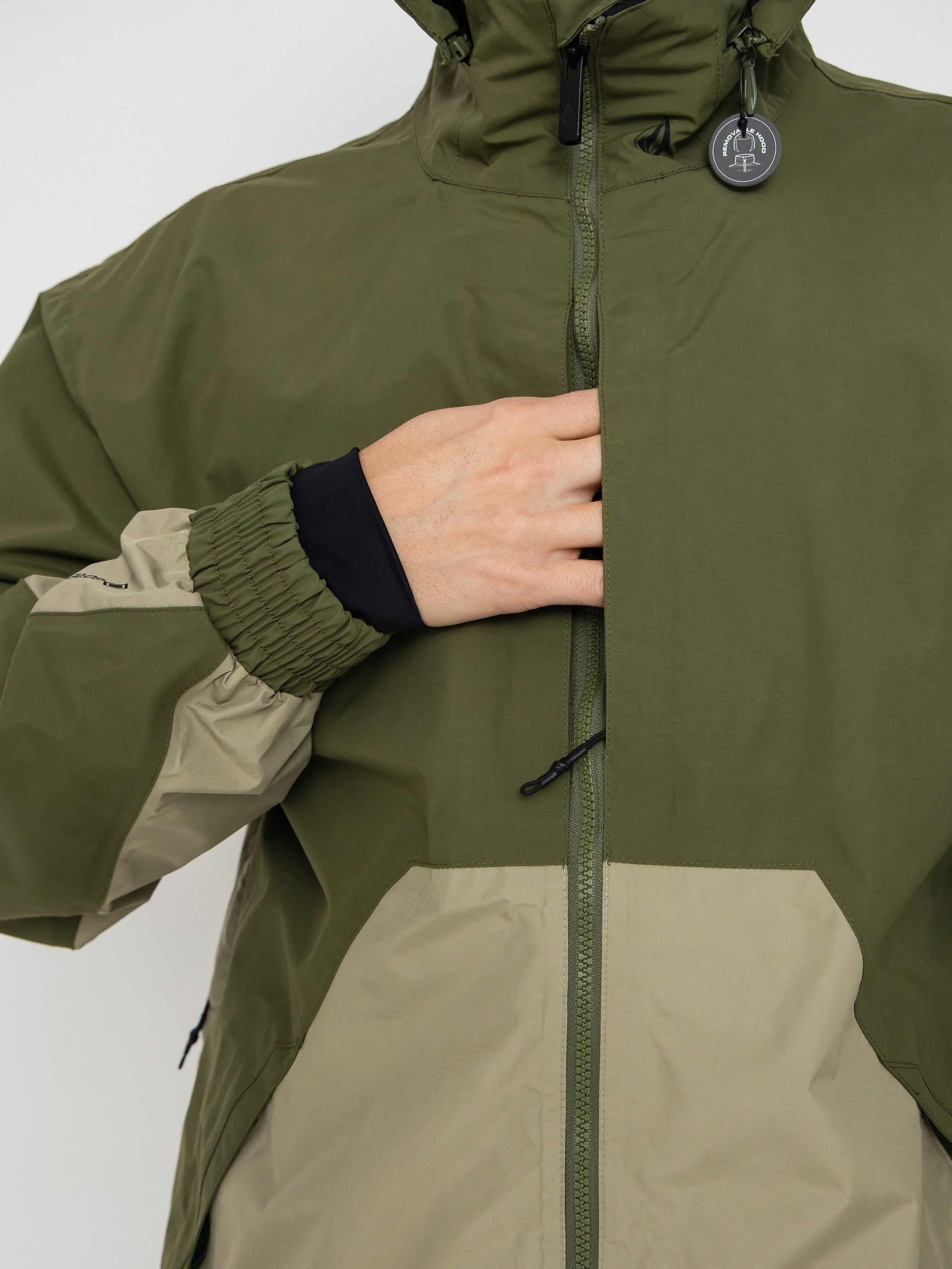 Мъжки Сноуборд яке Volcom Longo Gore Tex (dark olive)
