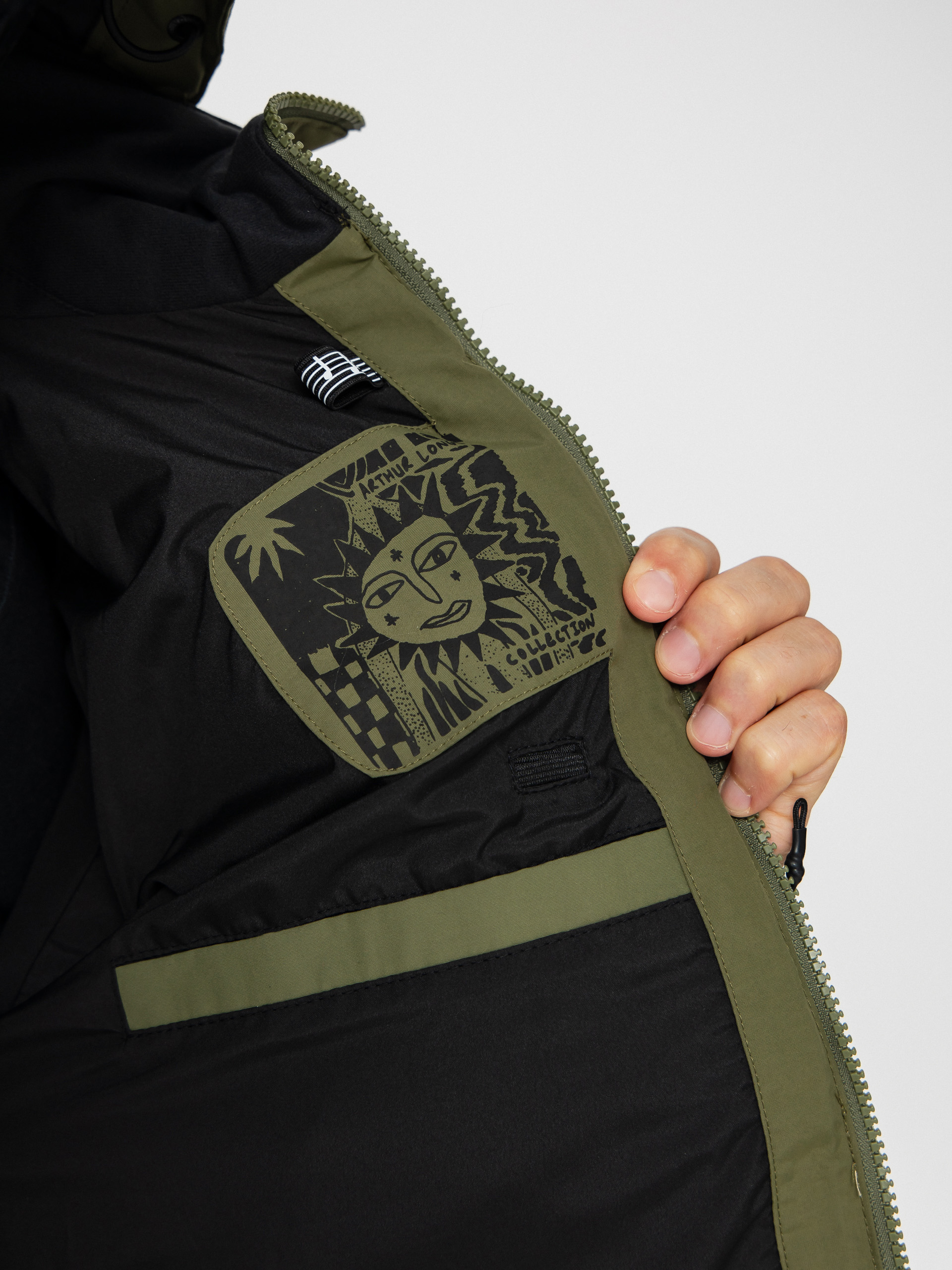 Мъжки Сноуборд яке Volcom Longo Gore Tex (dark olive)