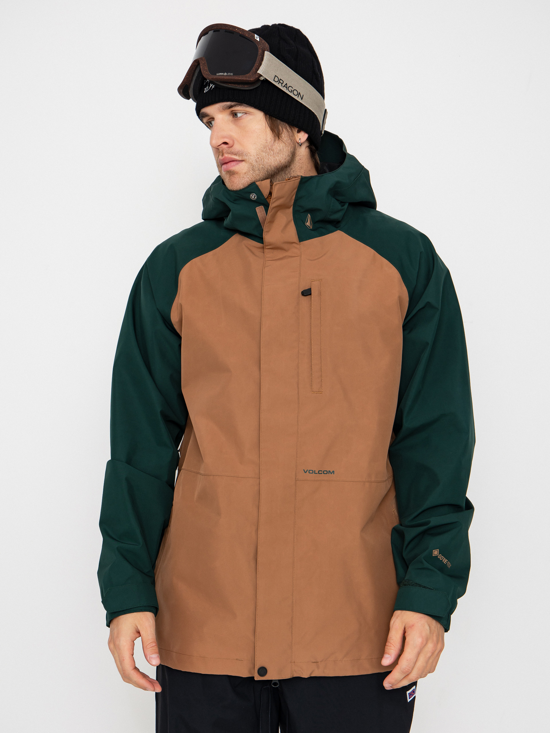 Мъжки Сноуборд яке Volcom Dua Gore Tex (terra brown)