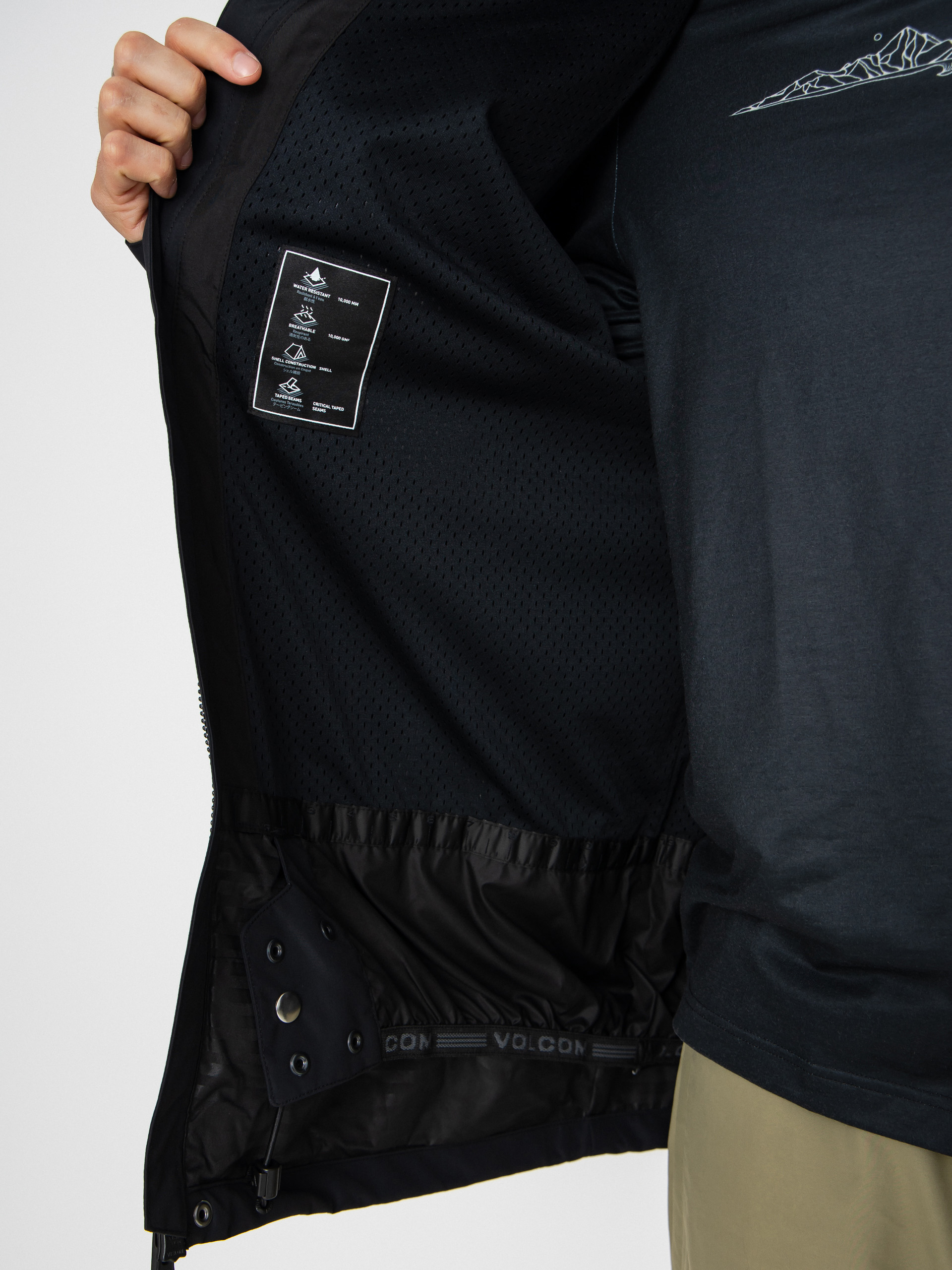 Мъжки Сноуборд яке Volcom Buckthreeeighty (black)