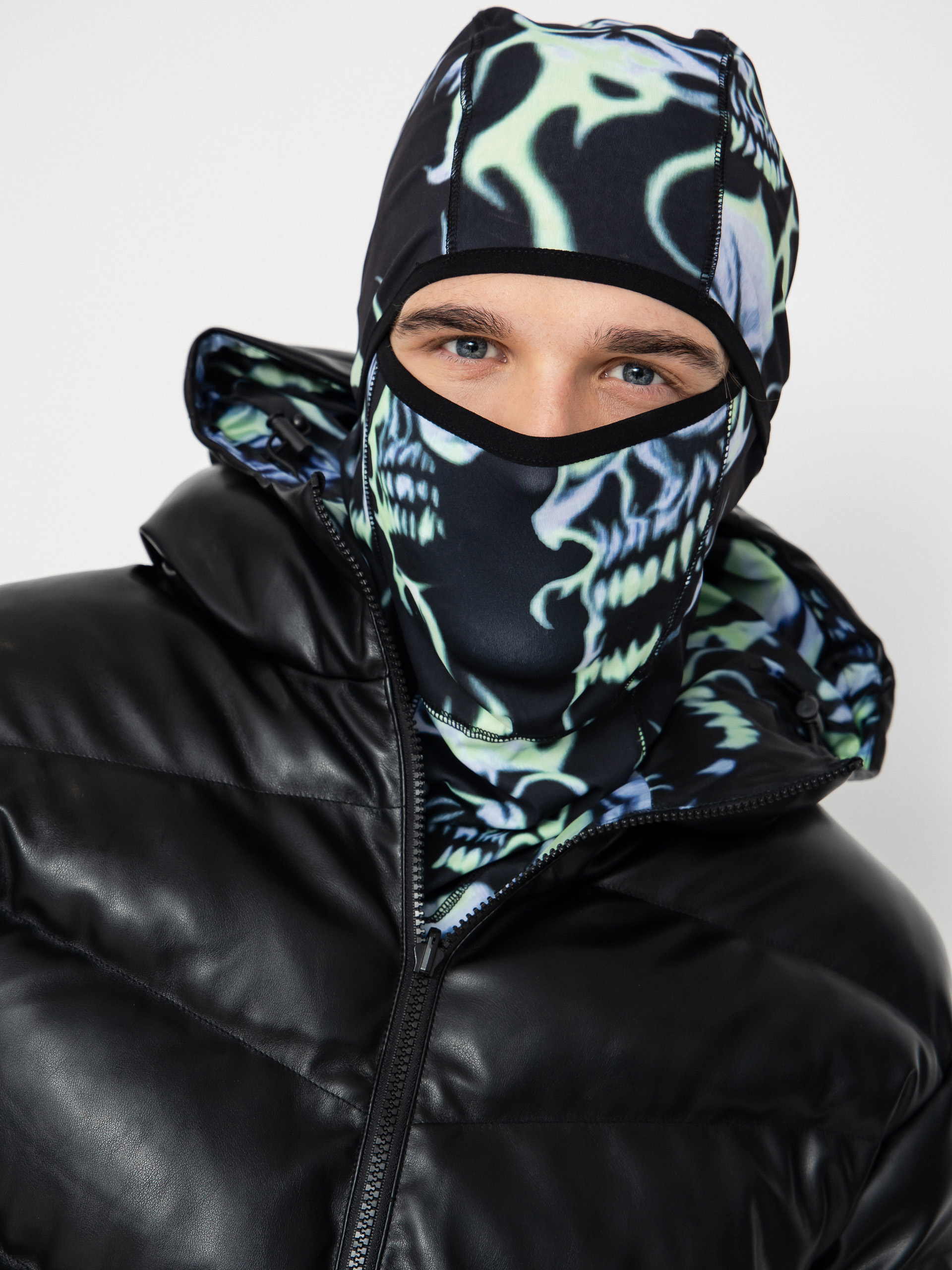 Яке Wasted Paris Skull Puffer (black)