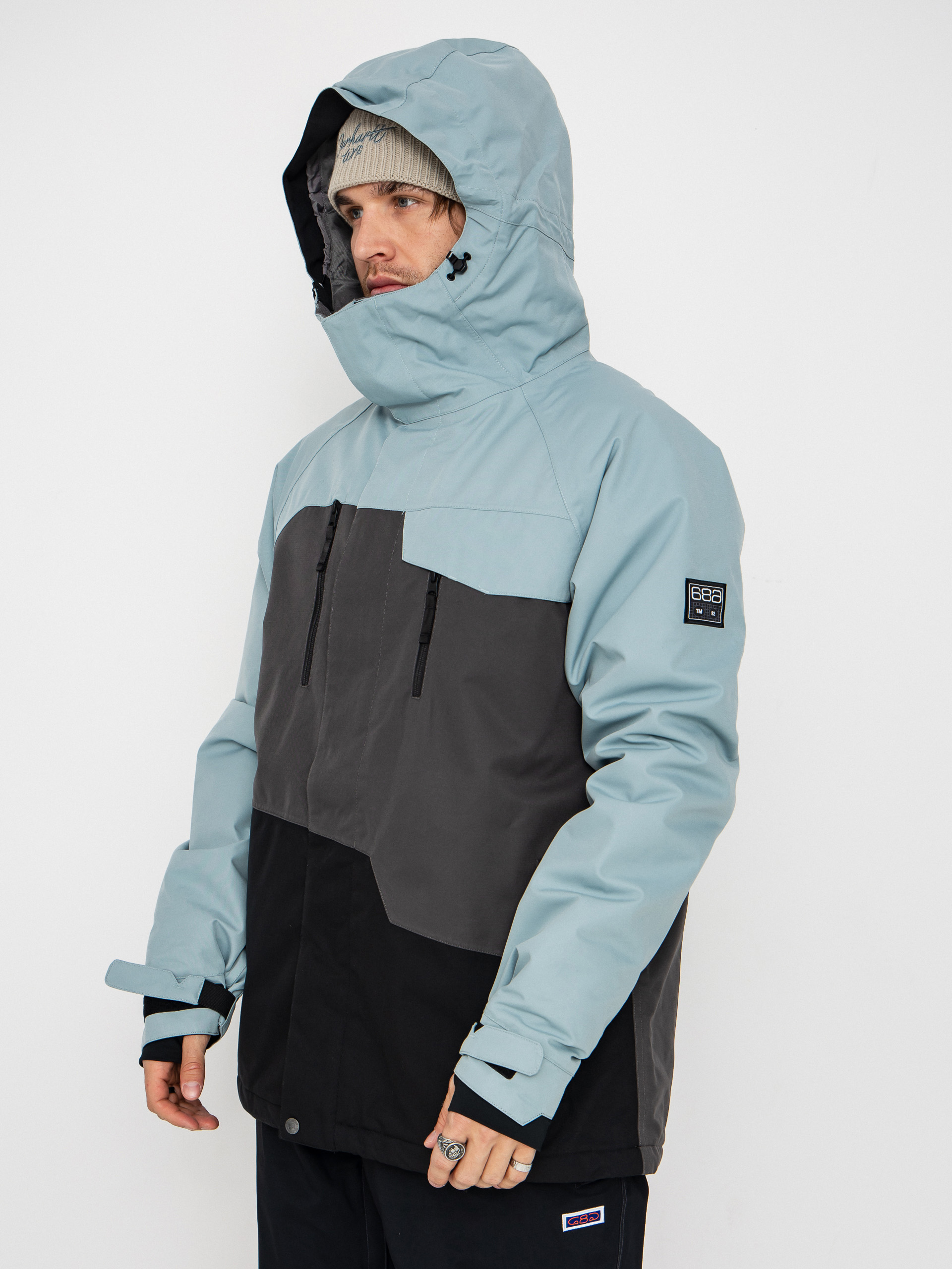 Мъжки Сноуборд яке 686 Geo Insulated (dusty marine colorblock)