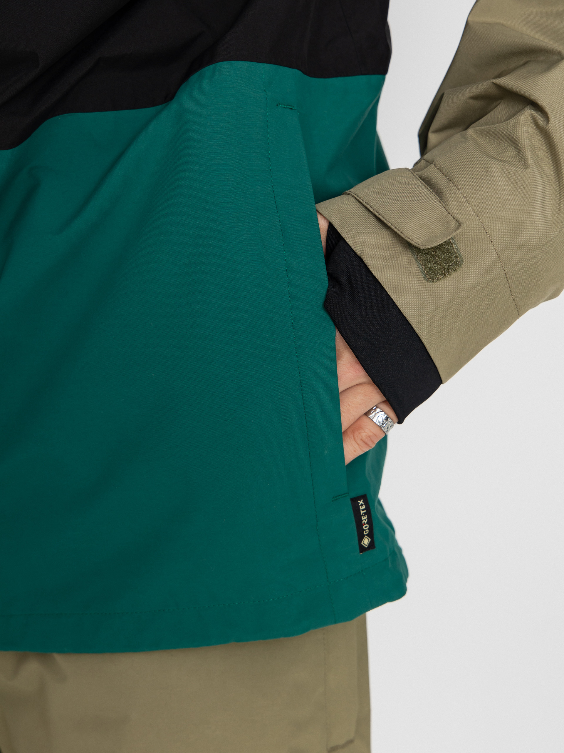 Мъжки Сноуборд яке 686 Gore-TeX Core (sage colorblock)