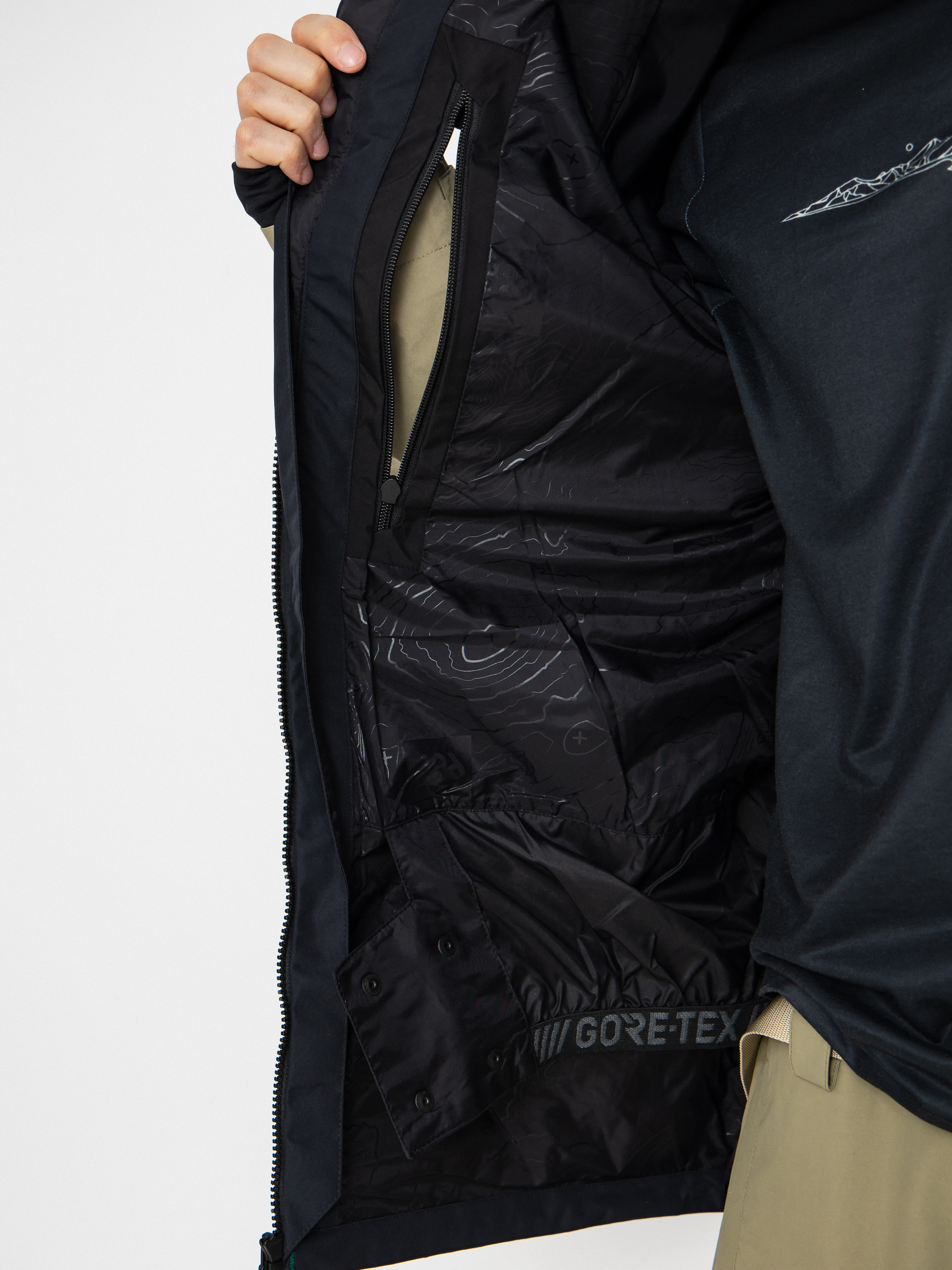 Мъжки Сноуборд яке 686 Gore-TeX Core (sage colorblock)