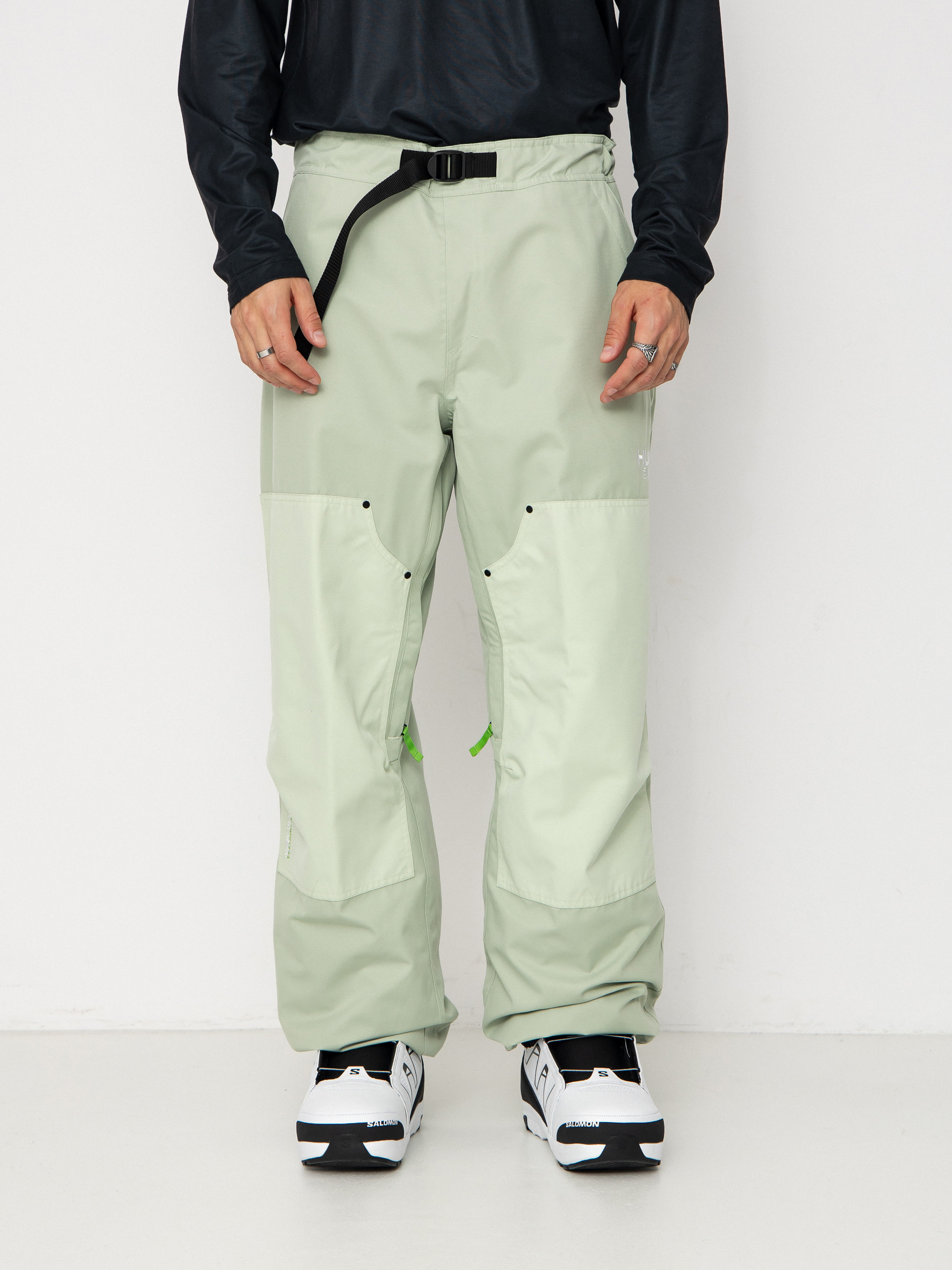 Мъжко Сноуборд панталони 686 X Huf Double H (huf green colorblock)