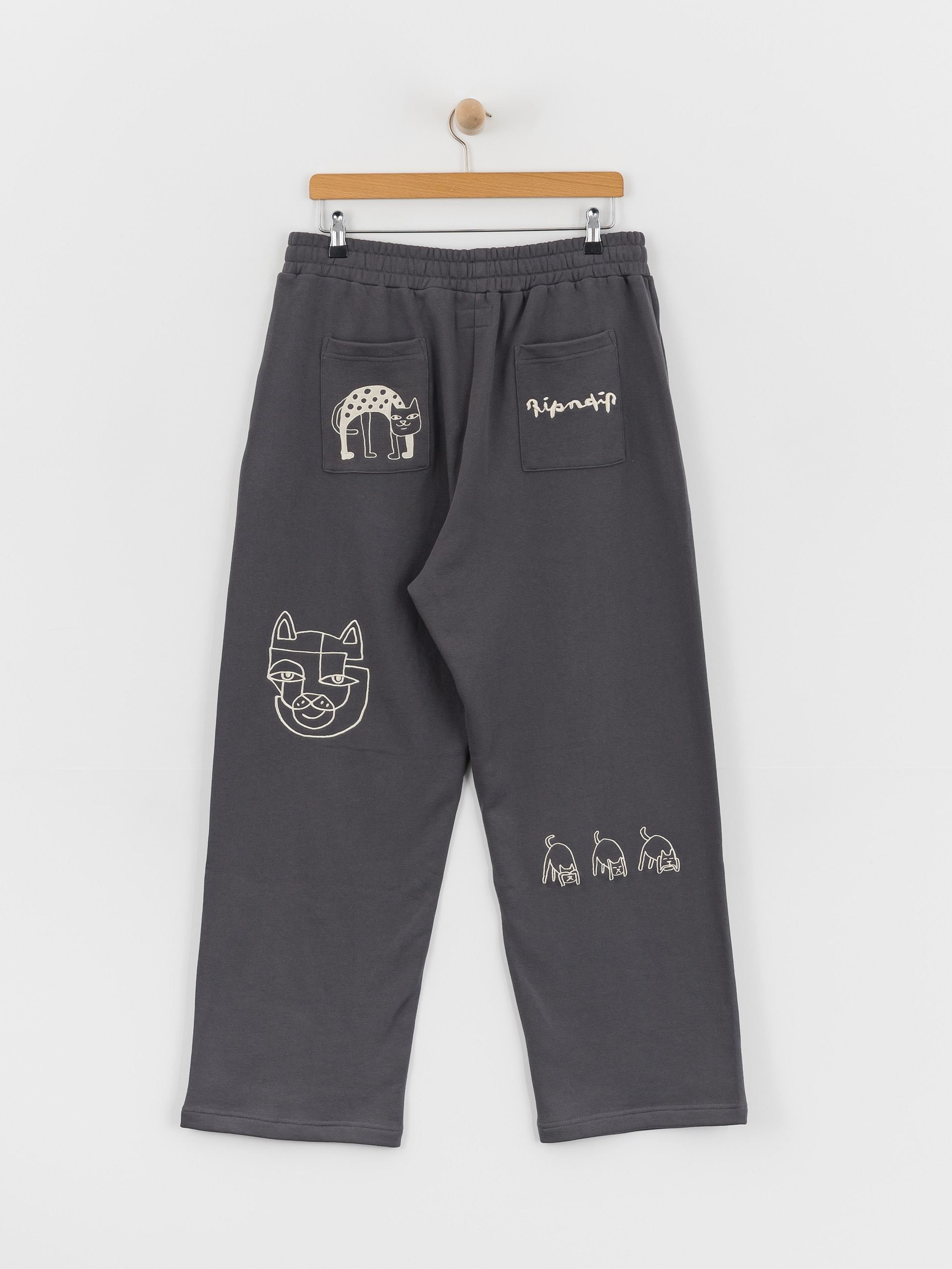 Панталони RipNDip Blonded Straight Leg (charcoal)