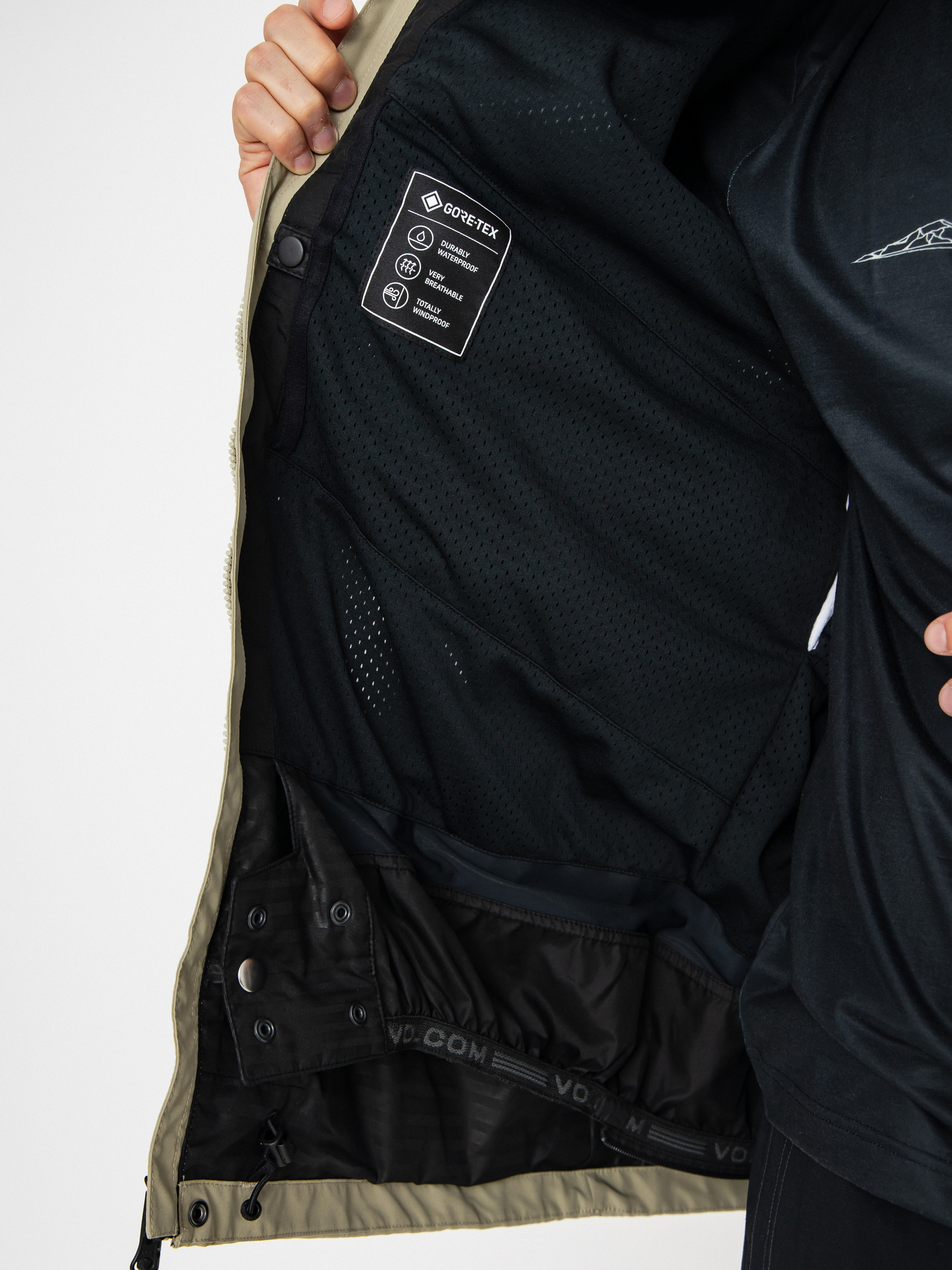 Мъжки Сноуборд яке Volcom Dua Gore Tex (moss green)