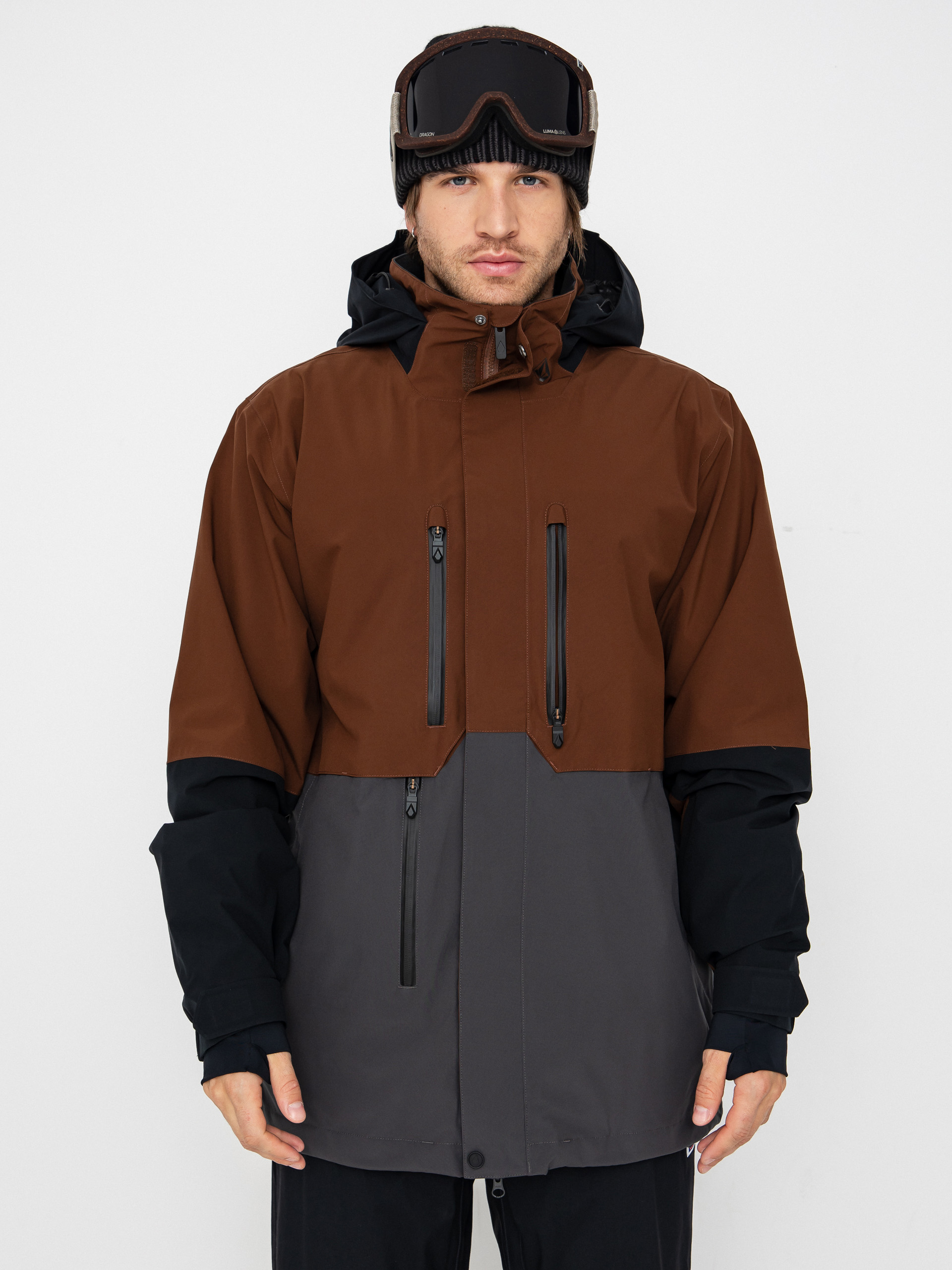 Сноуборд яке Volcom Rnge Stretch 30K (brown)