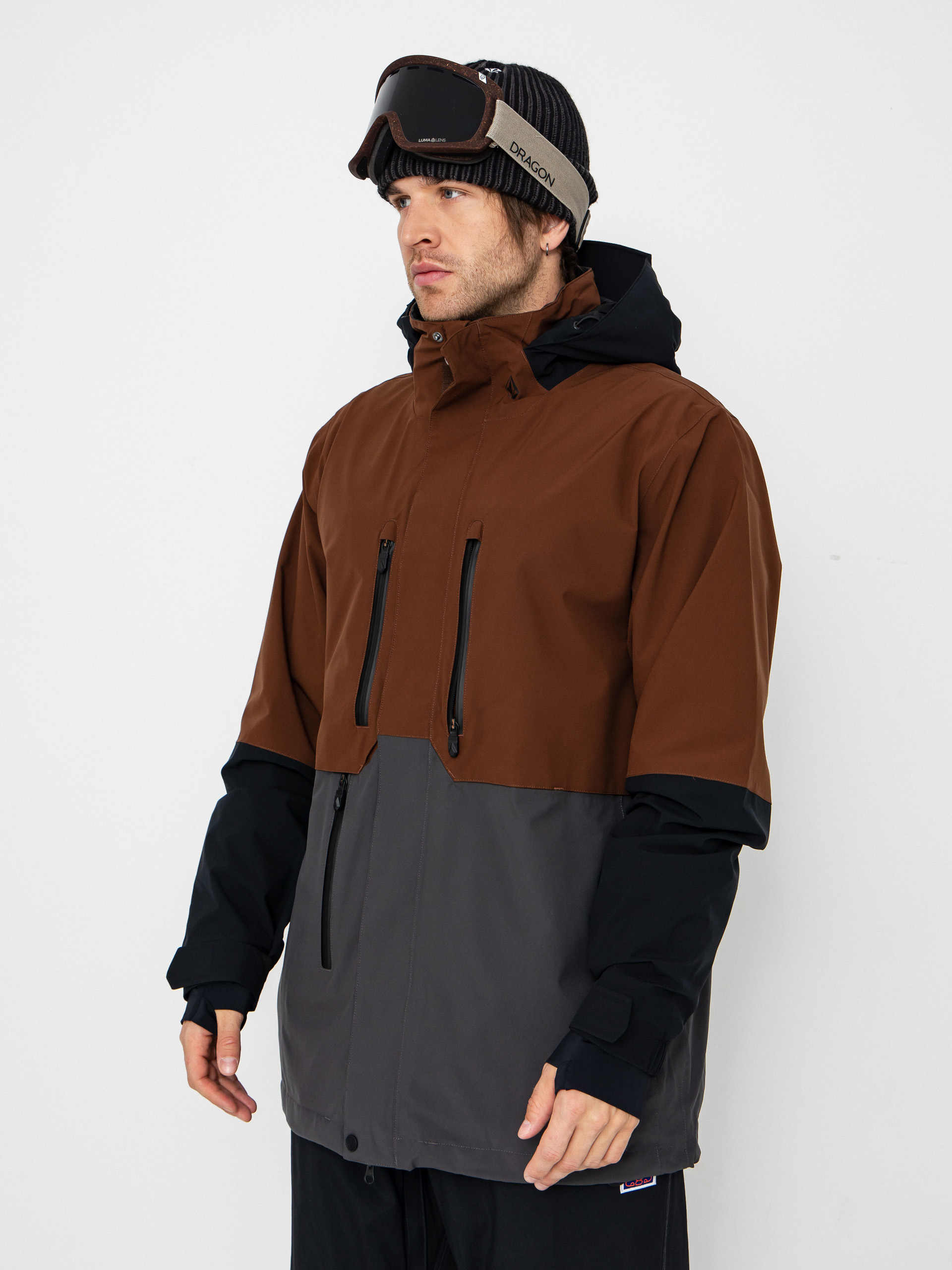 Мъжки Сноуборд яке Volcom Rnge Stretch 30K (brown)