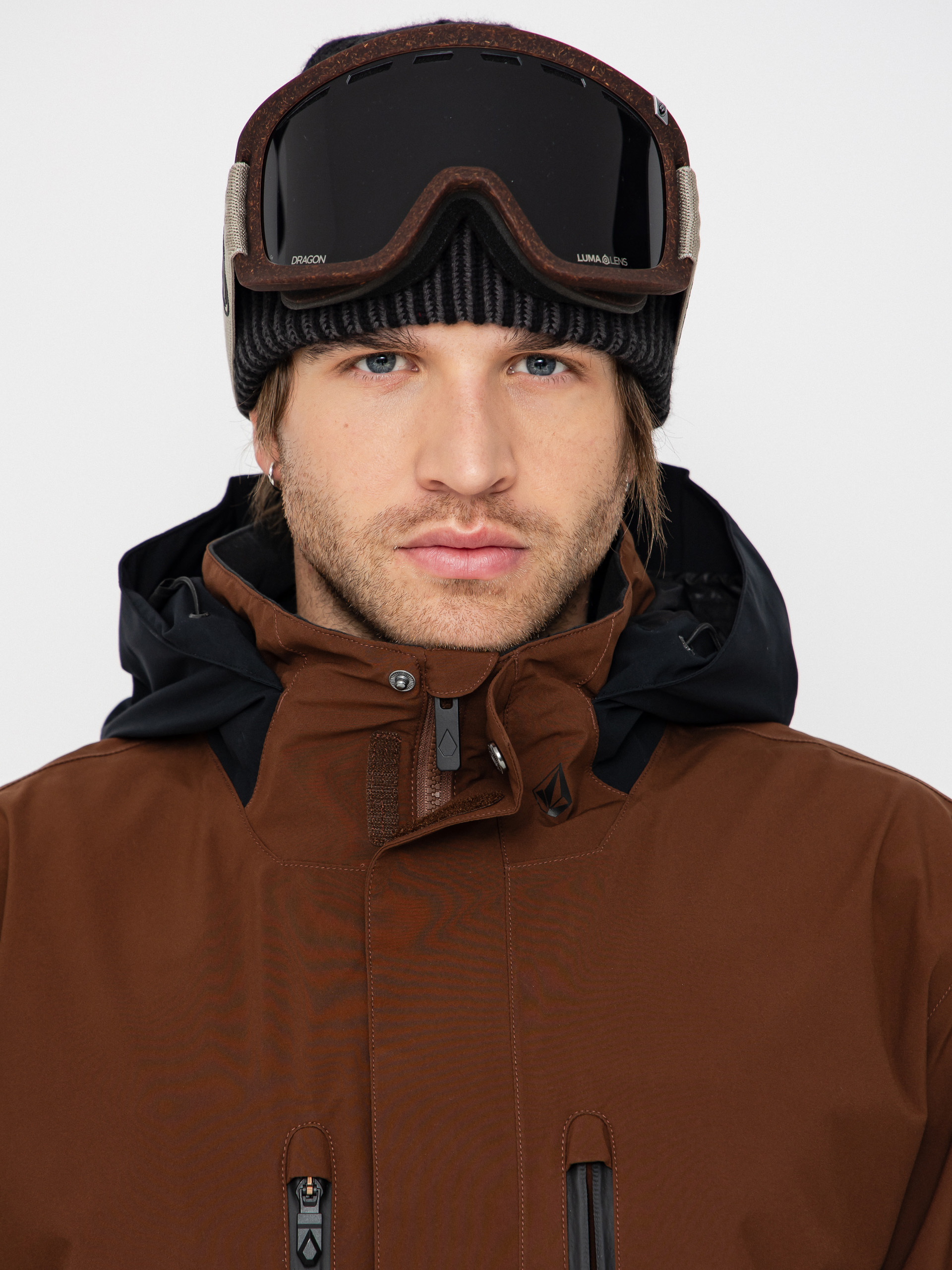 Мъжки Сноуборд яке Volcom Rnge Stretch 30K (brown)