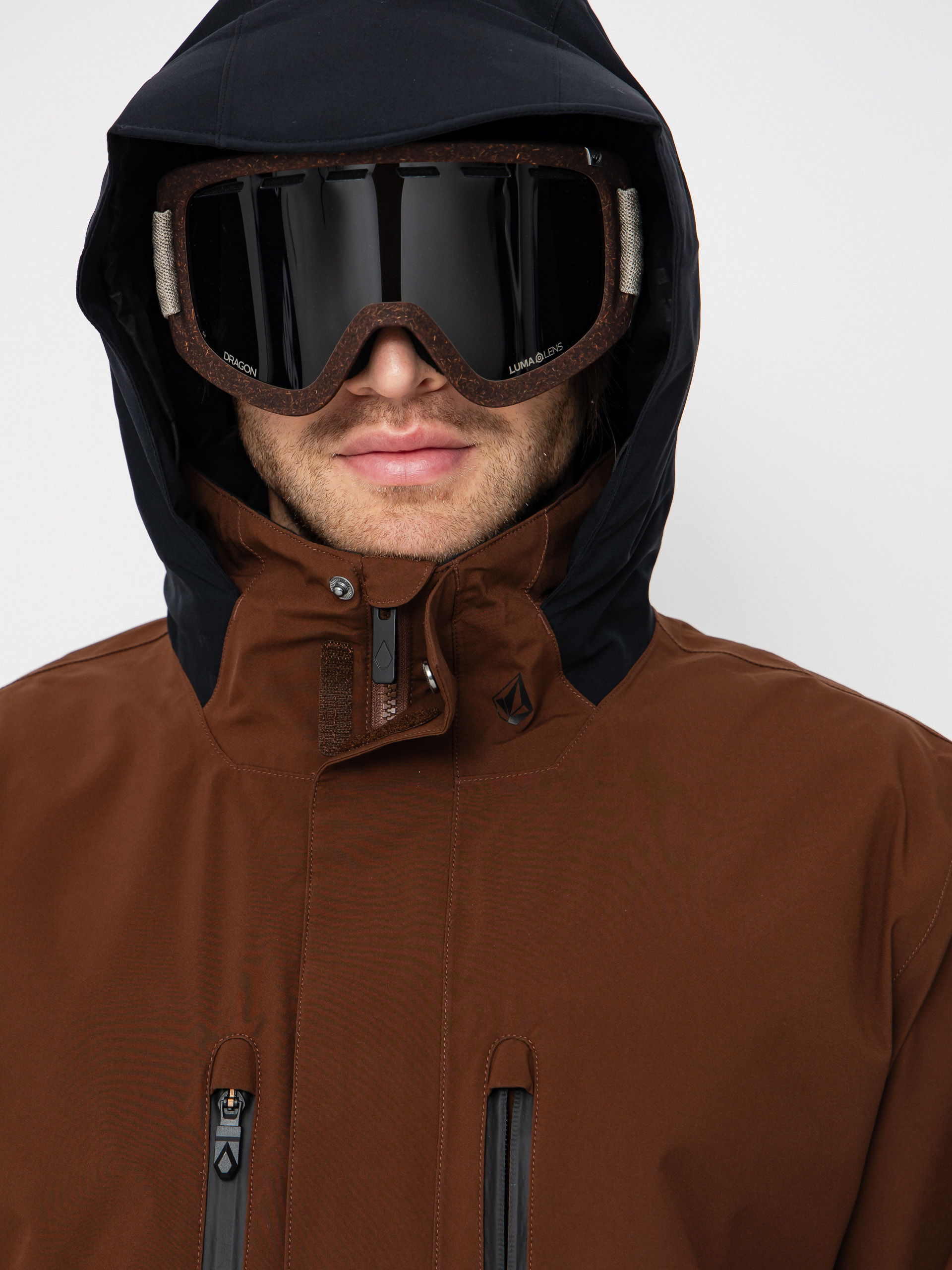 Мъжки Сноуборд яке Volcom Rnge Stretch 30K (brown)