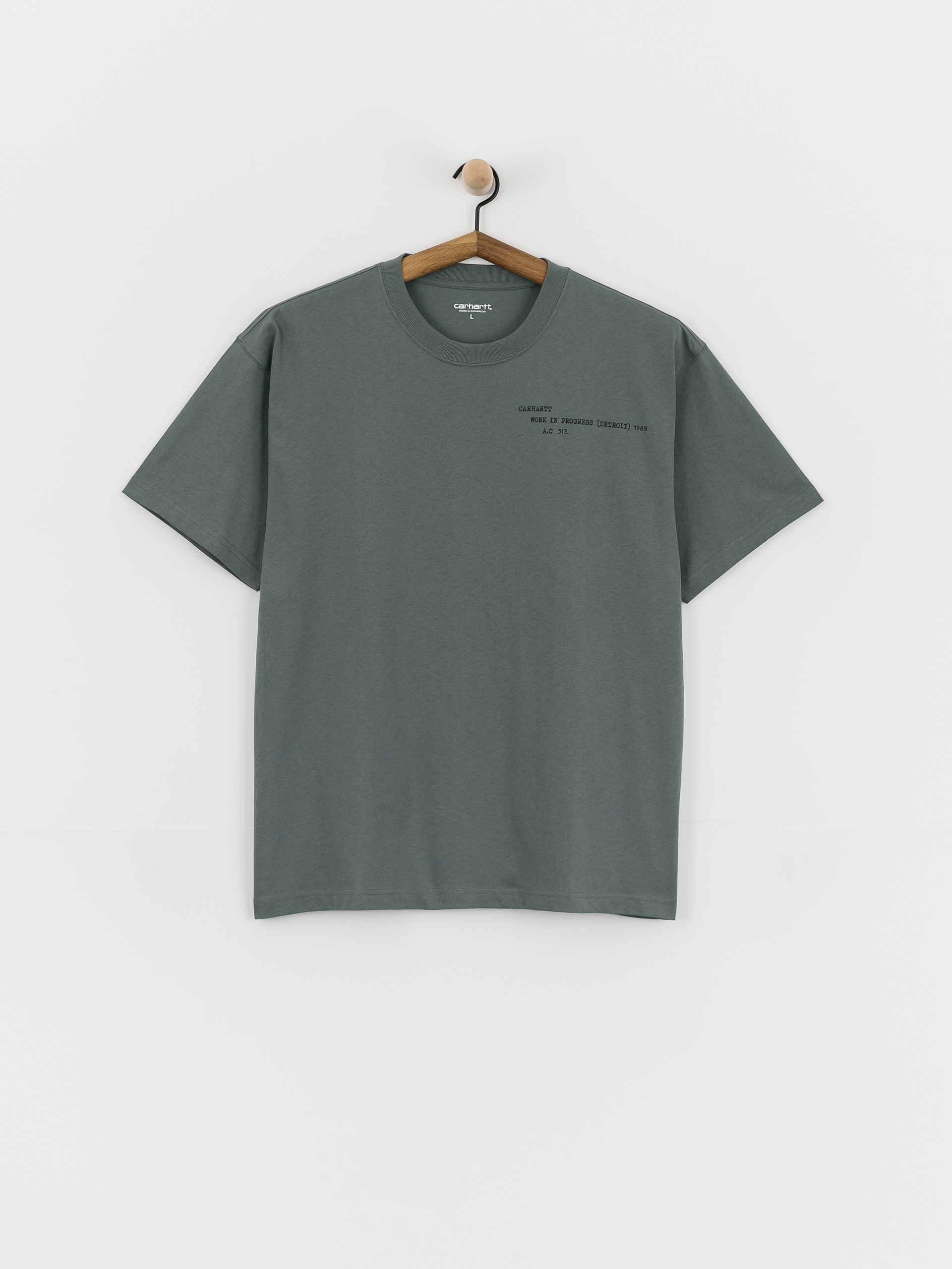 Тениска Carhartt WIP Punched (velvet green)