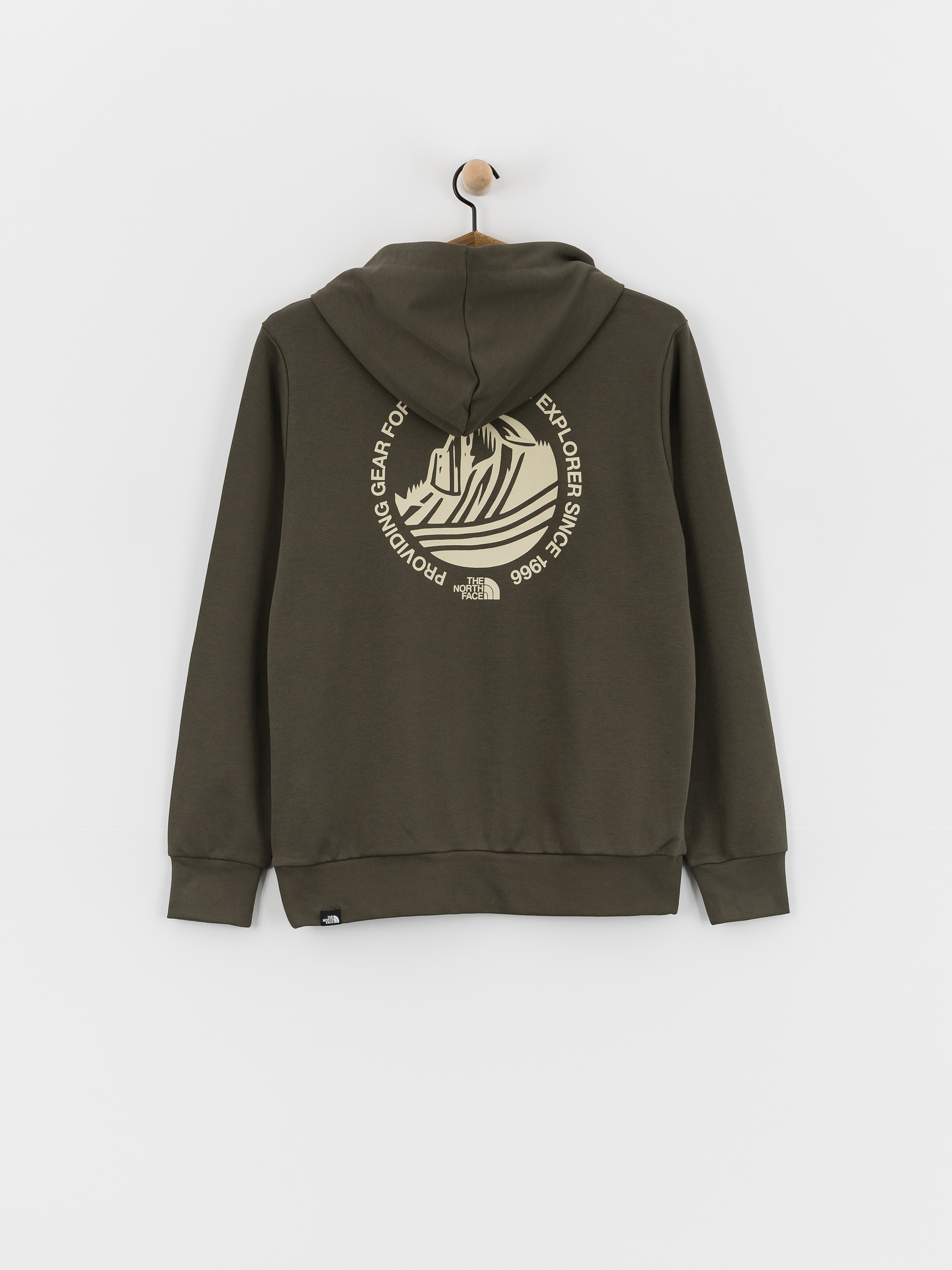 Суитшърт с качулка The North Face Monte HD (new taupe green)