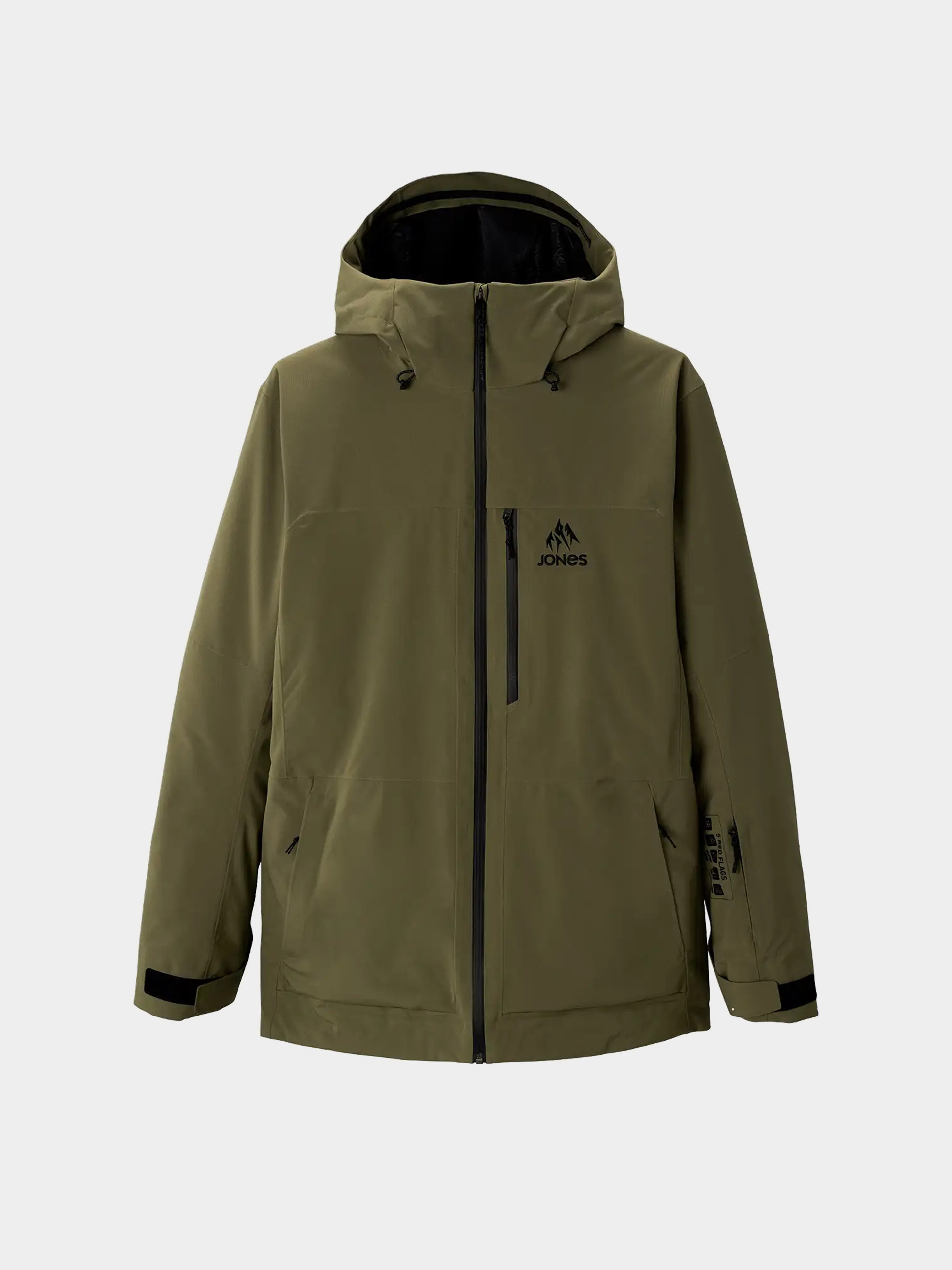 Сноуборд яке Jones Snowboards Mtn Surf Rec (moss green)