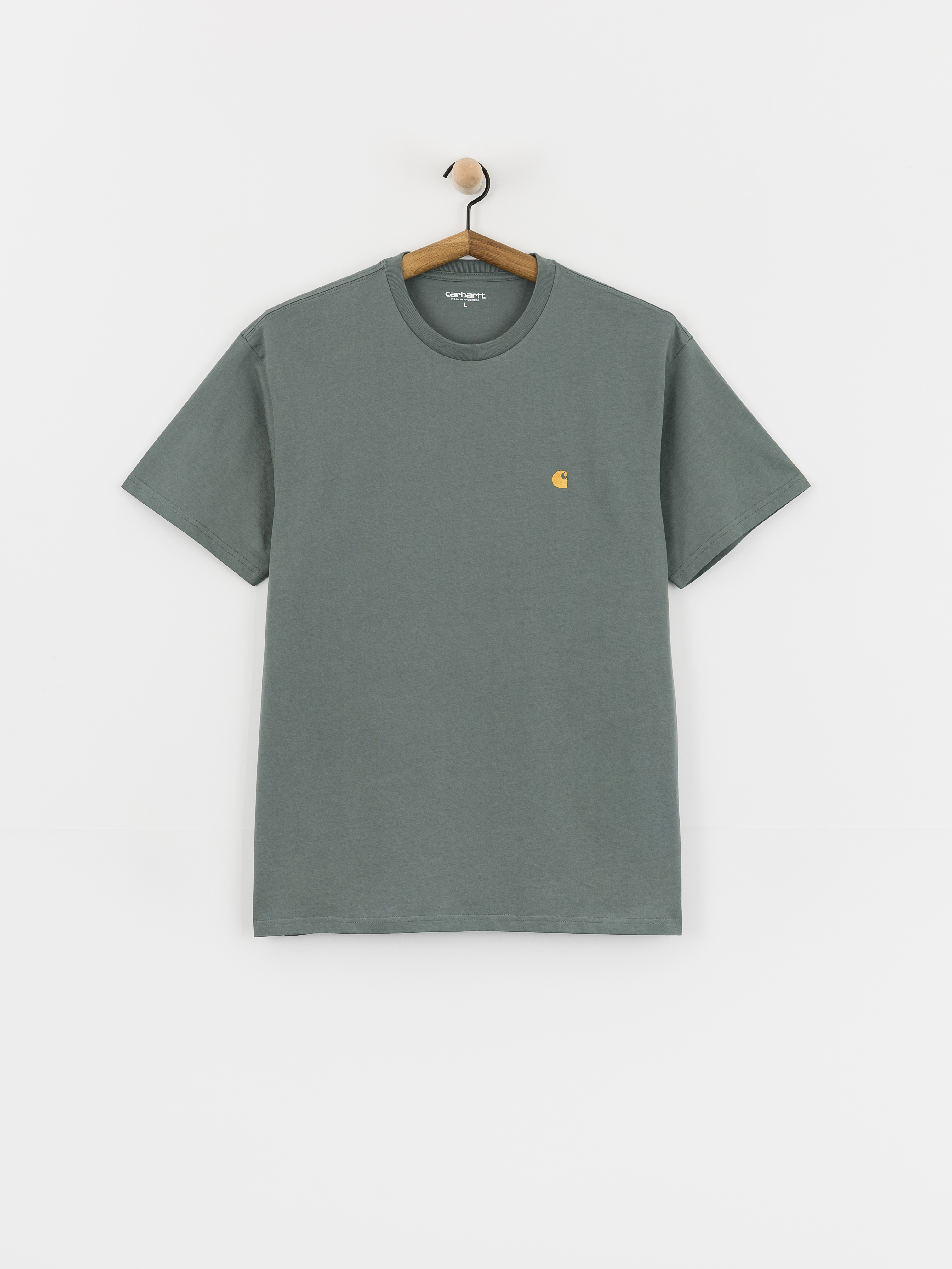 Тениска Carhartt WIP Chase (velvet green/gold)