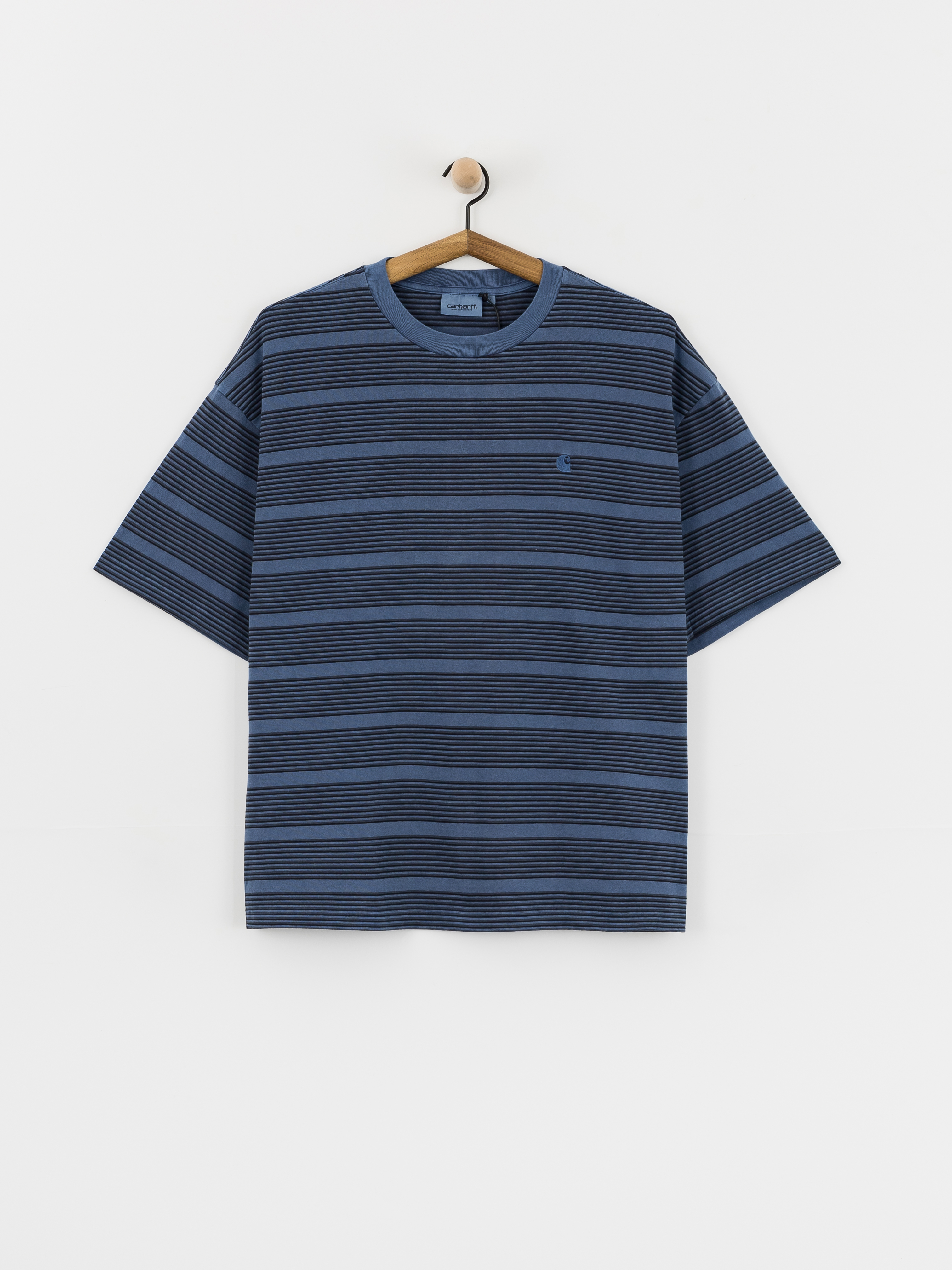 Тениска Carhartt WIP Hanson (hanson stripe/jupiter)