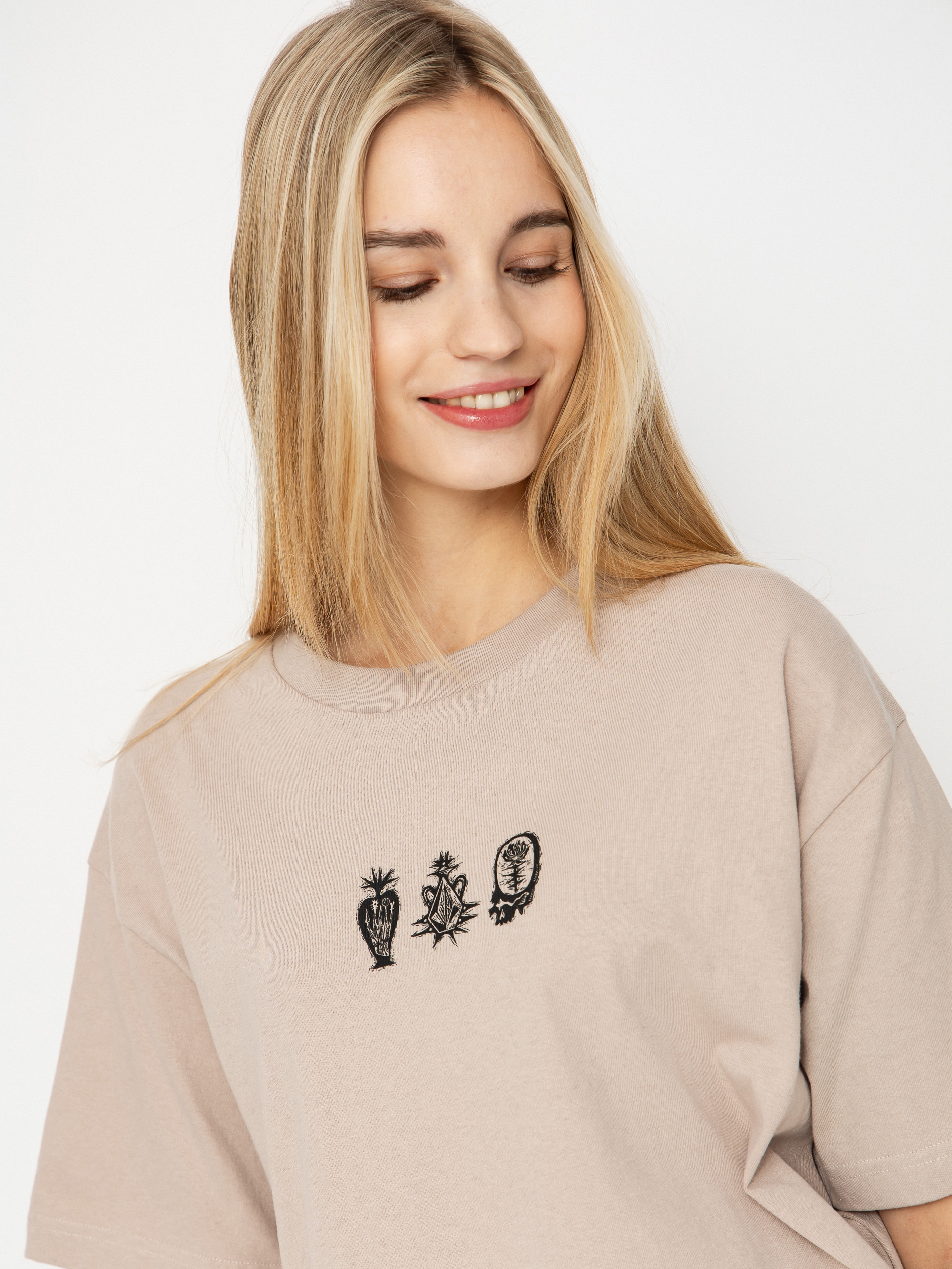 Тениска Volcom Fa Vaderetro 2 Wmn (khakiest)