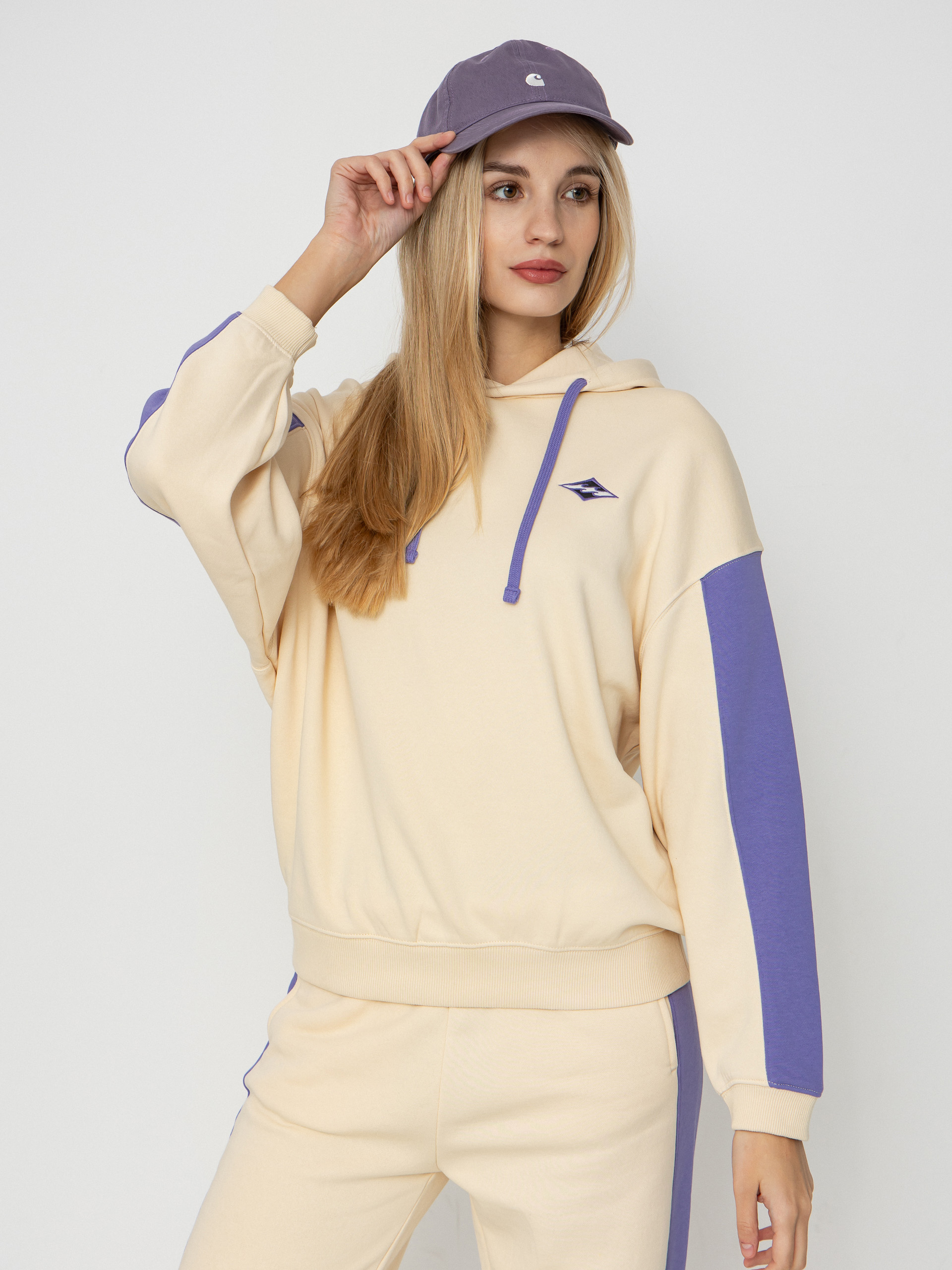 Суитшърт с качулка Billabong 73 HD Wmn (whitecap)