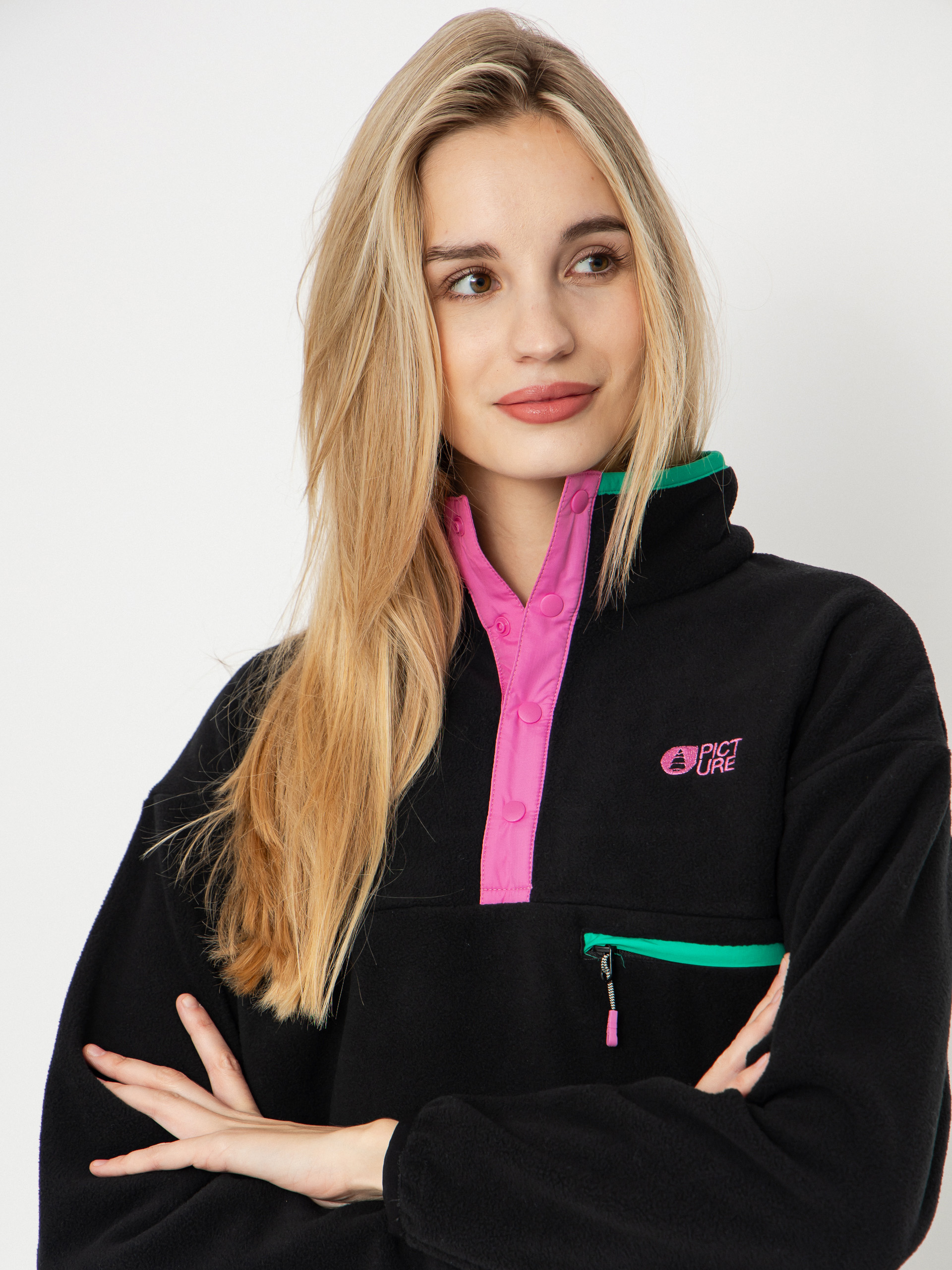 Поларени суитшърт Picture Arcca 1/4 Zip Wmn